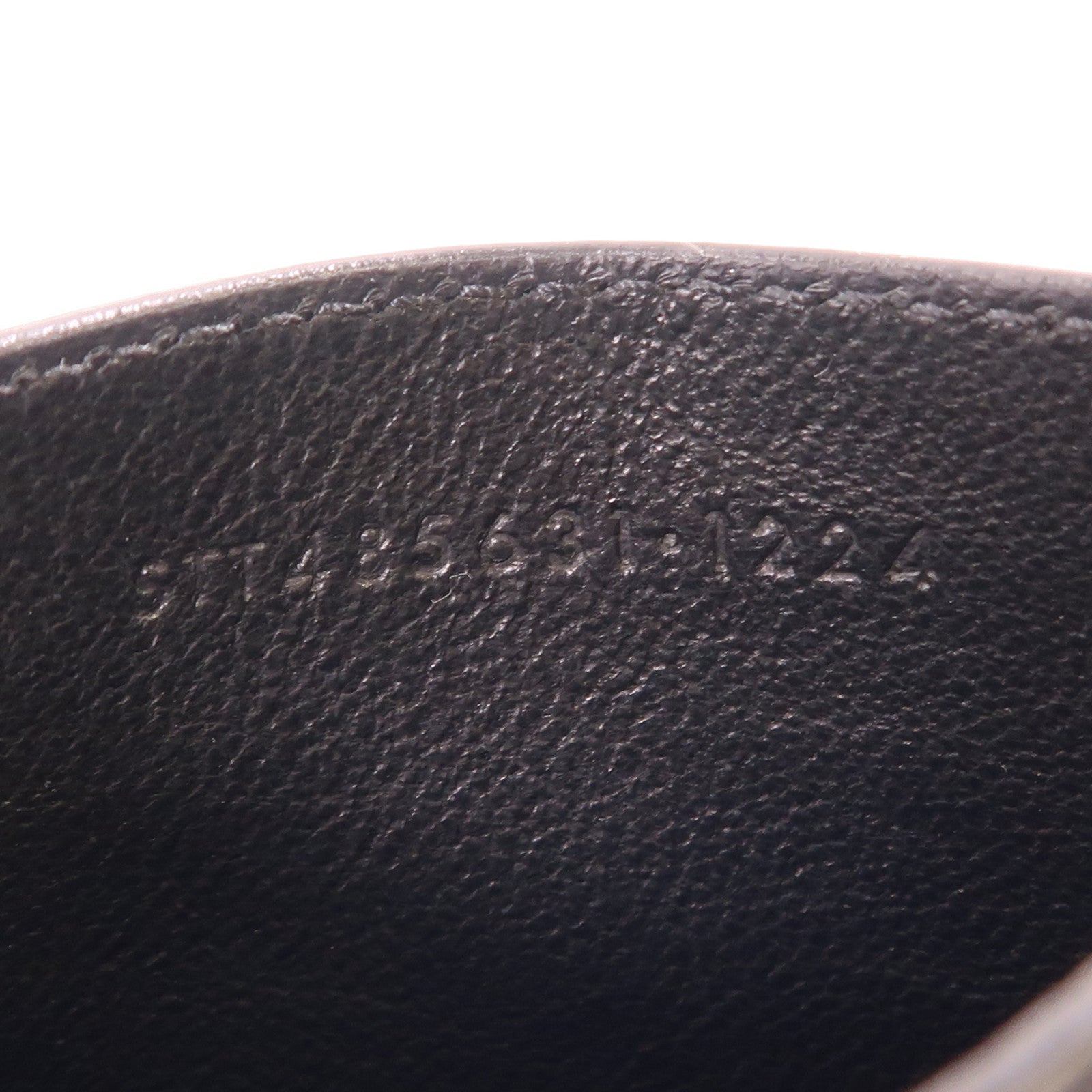 SAINT LAURENT 牛皮皮革Cassandre Card Case銀扣卡片套