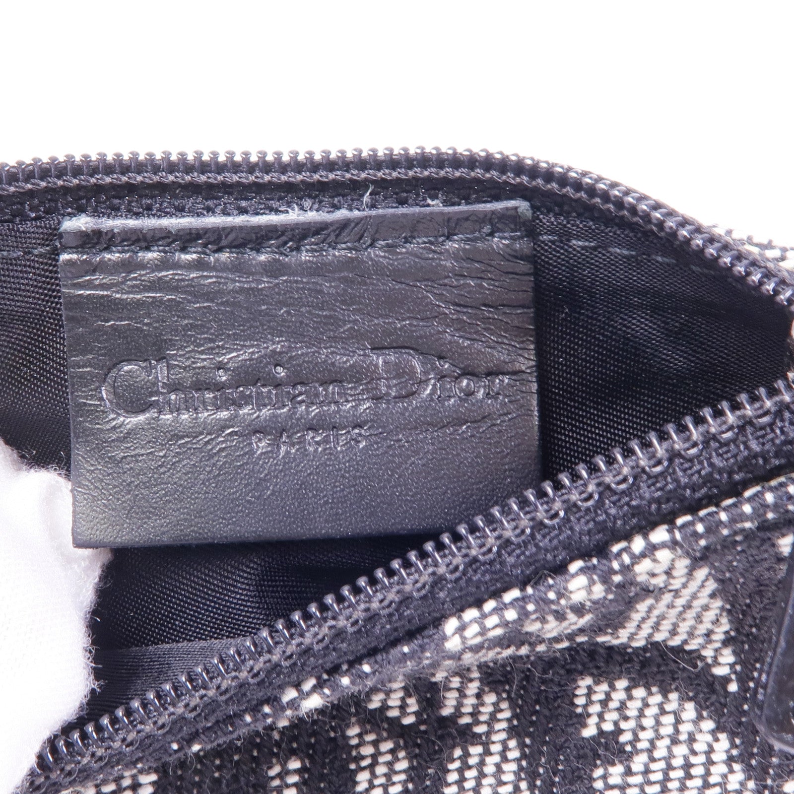 Dior 帆布Coin Case銀扣零錢包