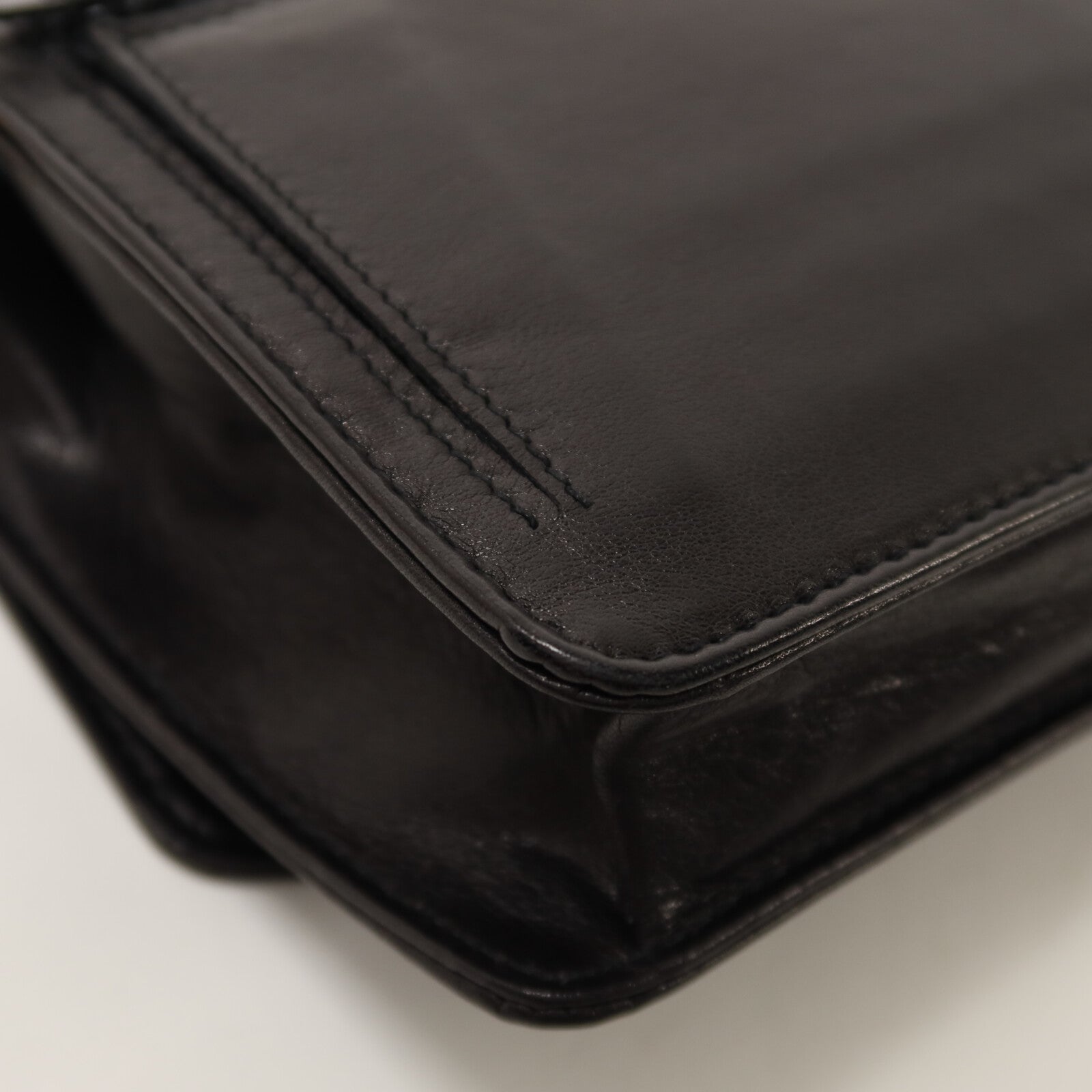 CHANEL 羊皮皮革Vintage Wallet On Chain鏈帶肩背袋