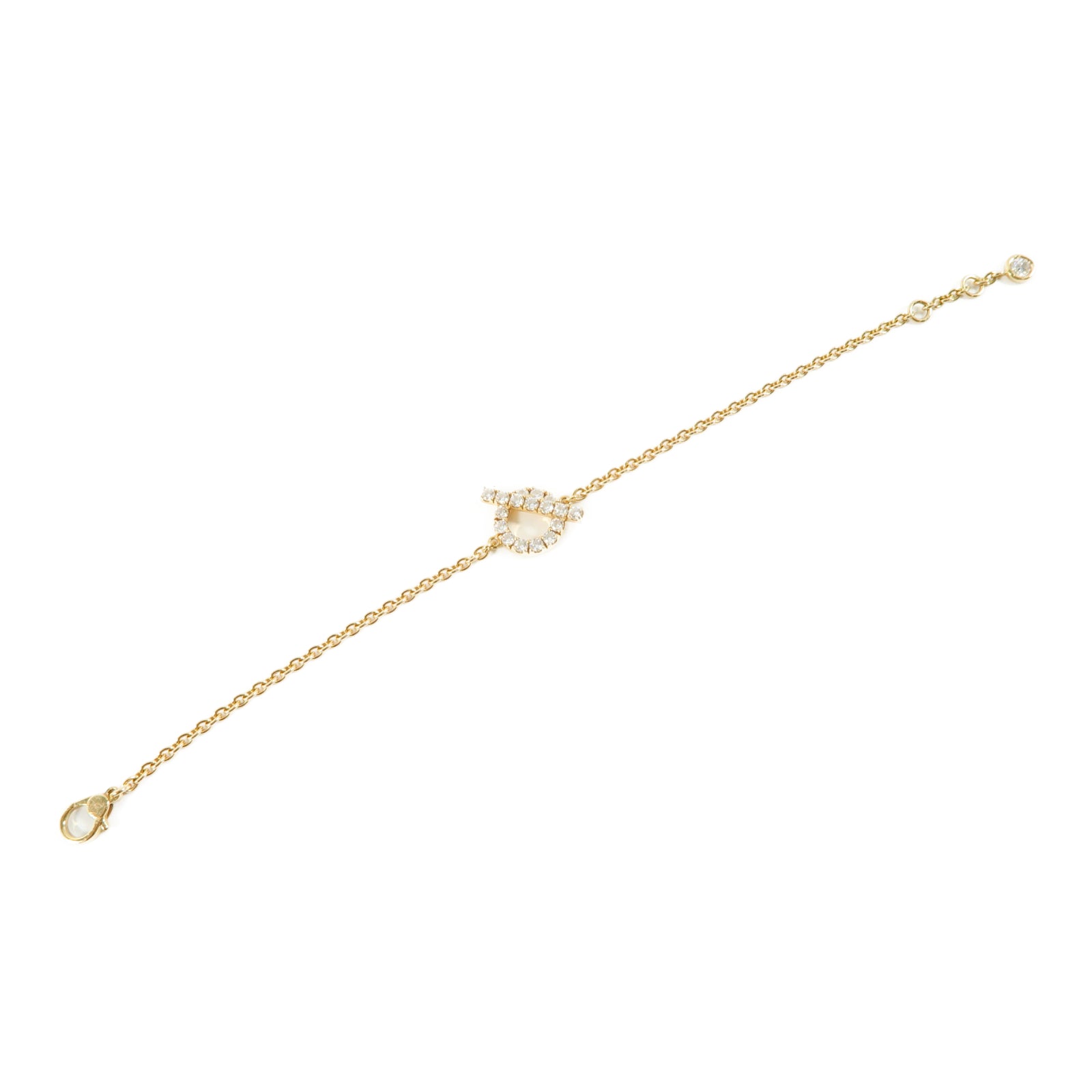HERMES 18K黃金Finesse Bracelet手鏈