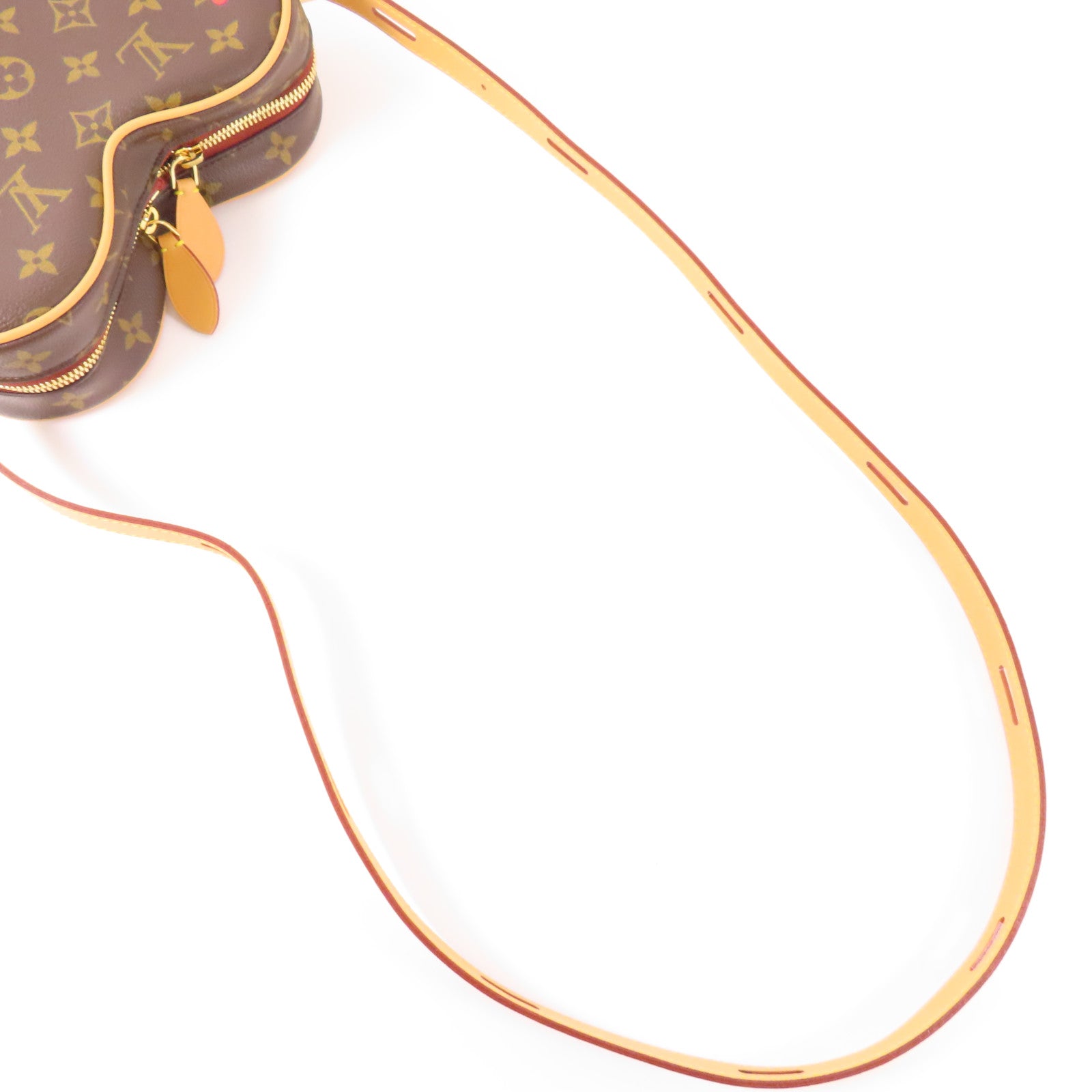 LOUIS VUITTON LV GHW Sac Coeur Shoulder Bag M57456 Monogram Game On Brown