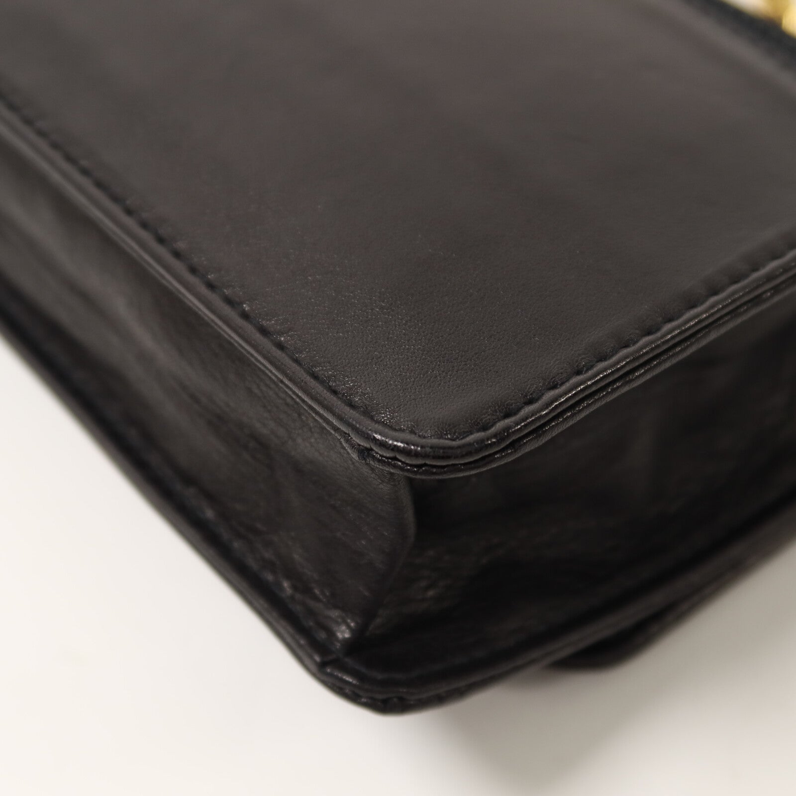 CHANEL 羊皮皮革Vintage Wallet On Chain鏈帶肩背袋