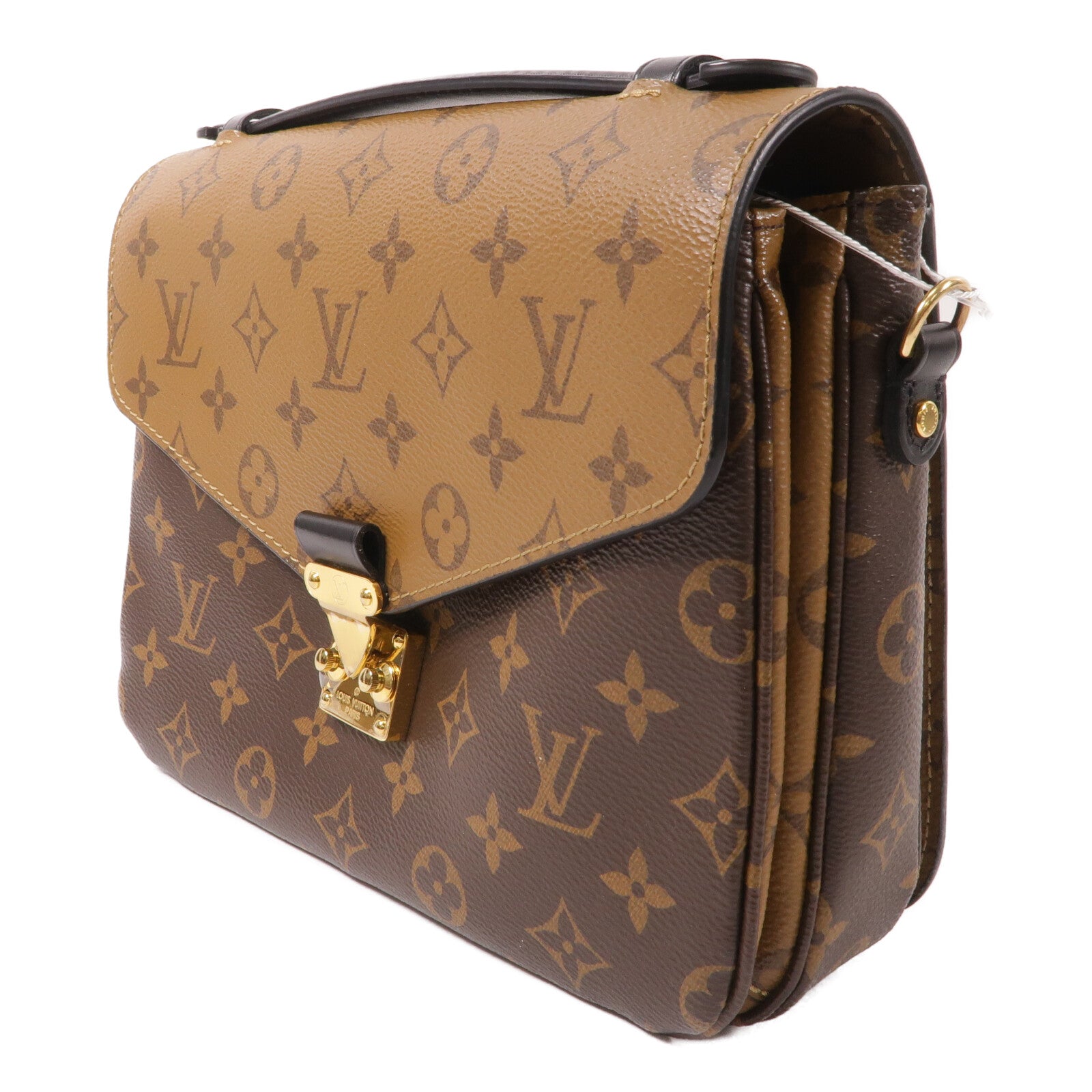 LOUIS VUITTON Monogram Reverse Pochette Metis手挽肩背兩用袋