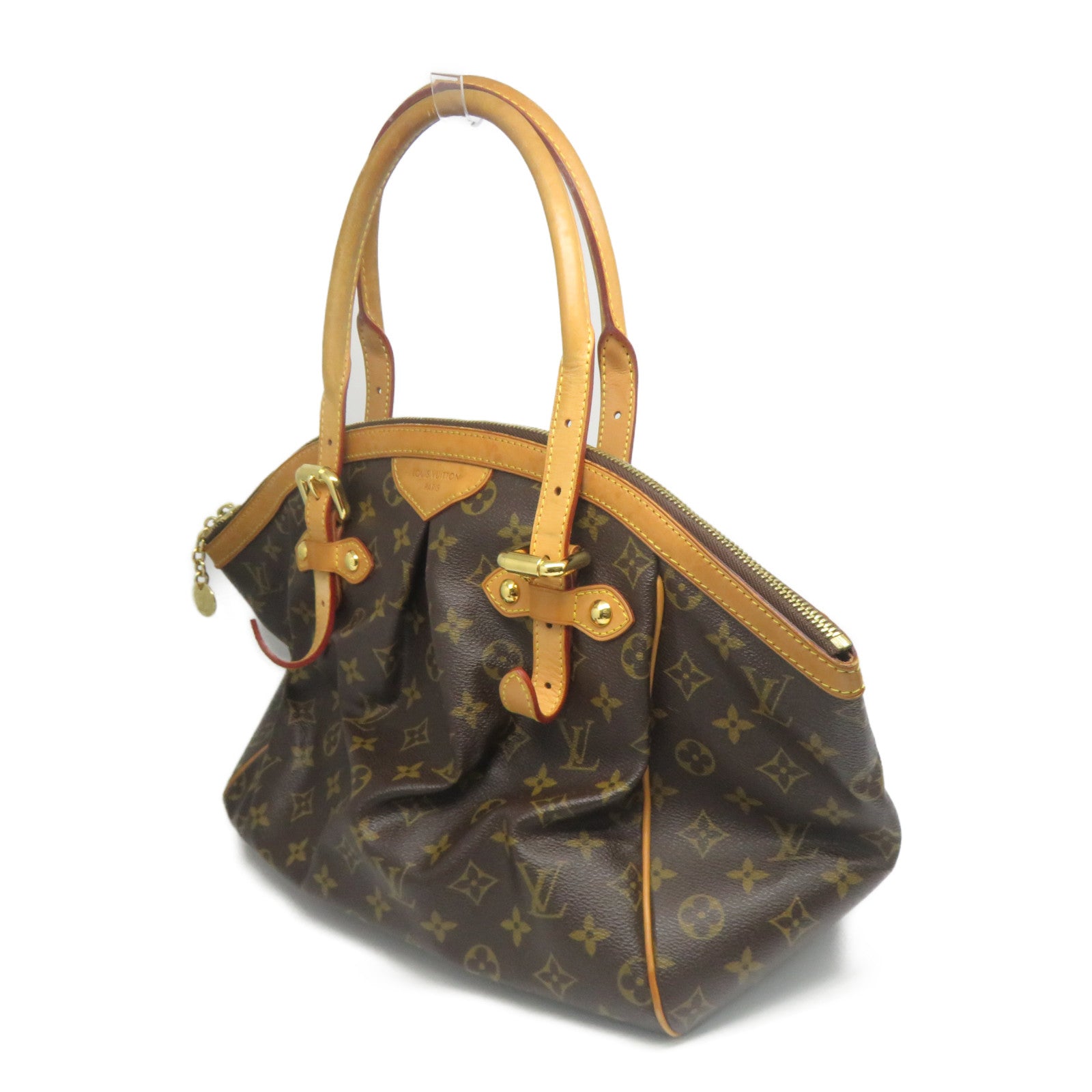 LOUIS VUITTON 【清倉大減價】Monogram Tivoli GM金扣肩背袋啡色