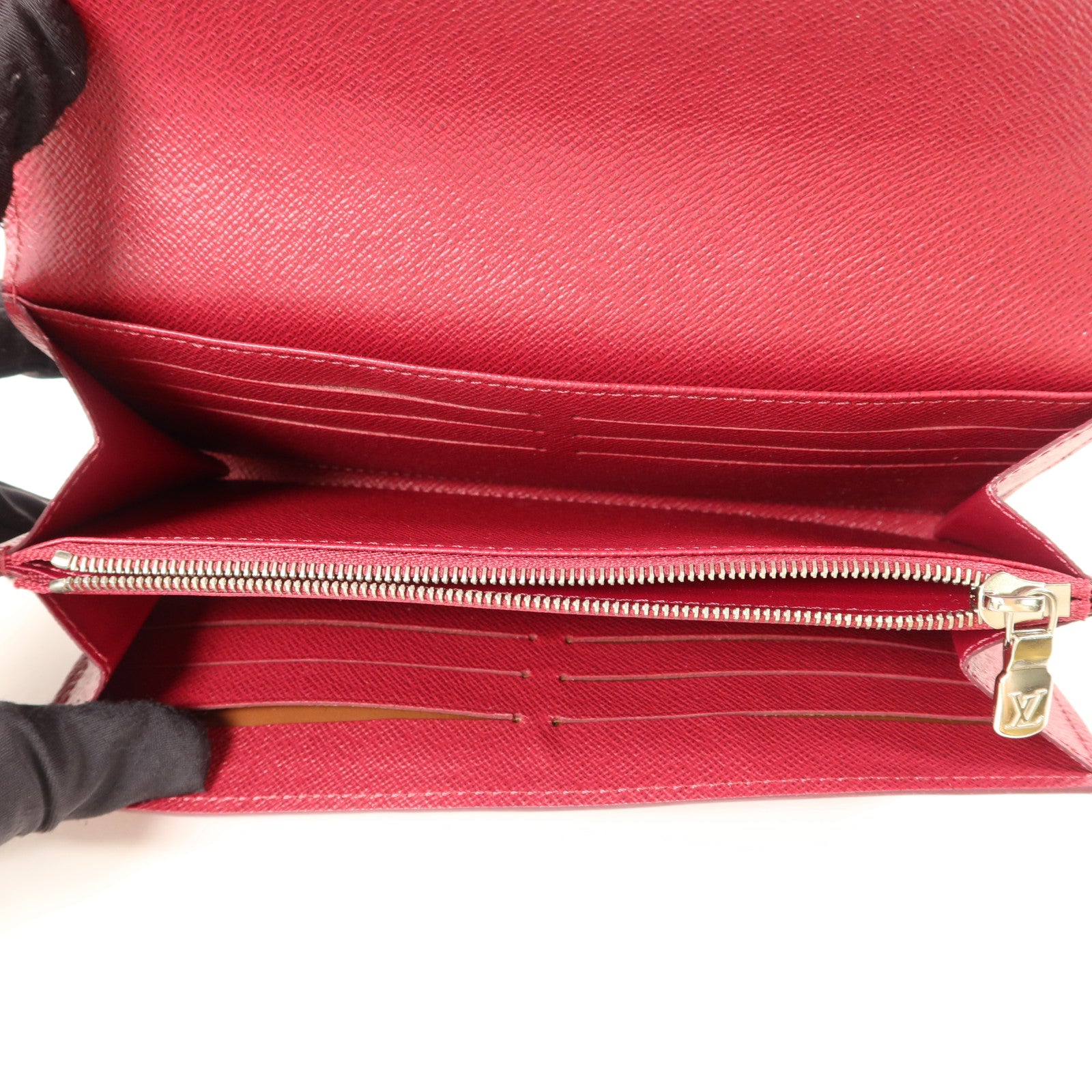 LOUIS VUITTON Epi Portefeuille Sarah Long wallet長錢包