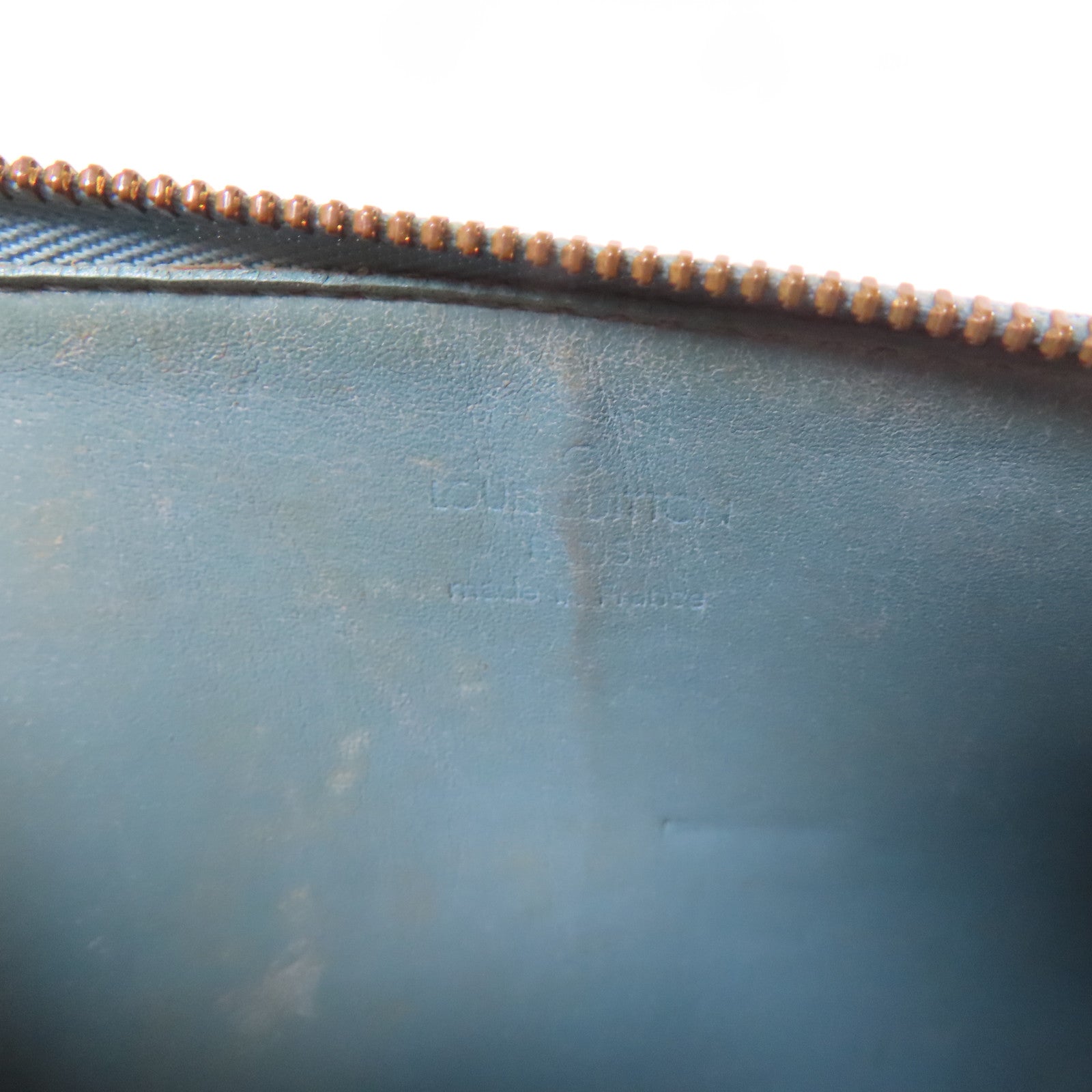 LOUIS VUITTON Monogram Vernis Pochette Accessories Tote Bag金扣手挽袋綠色
