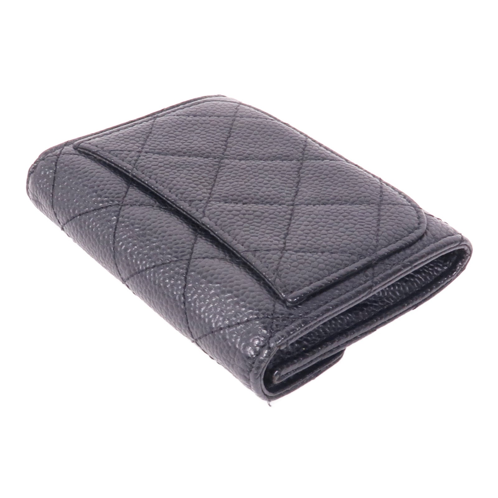 CHANEL 牛皮皮革Coin/Card Case金扣卡片套/鎖匙包