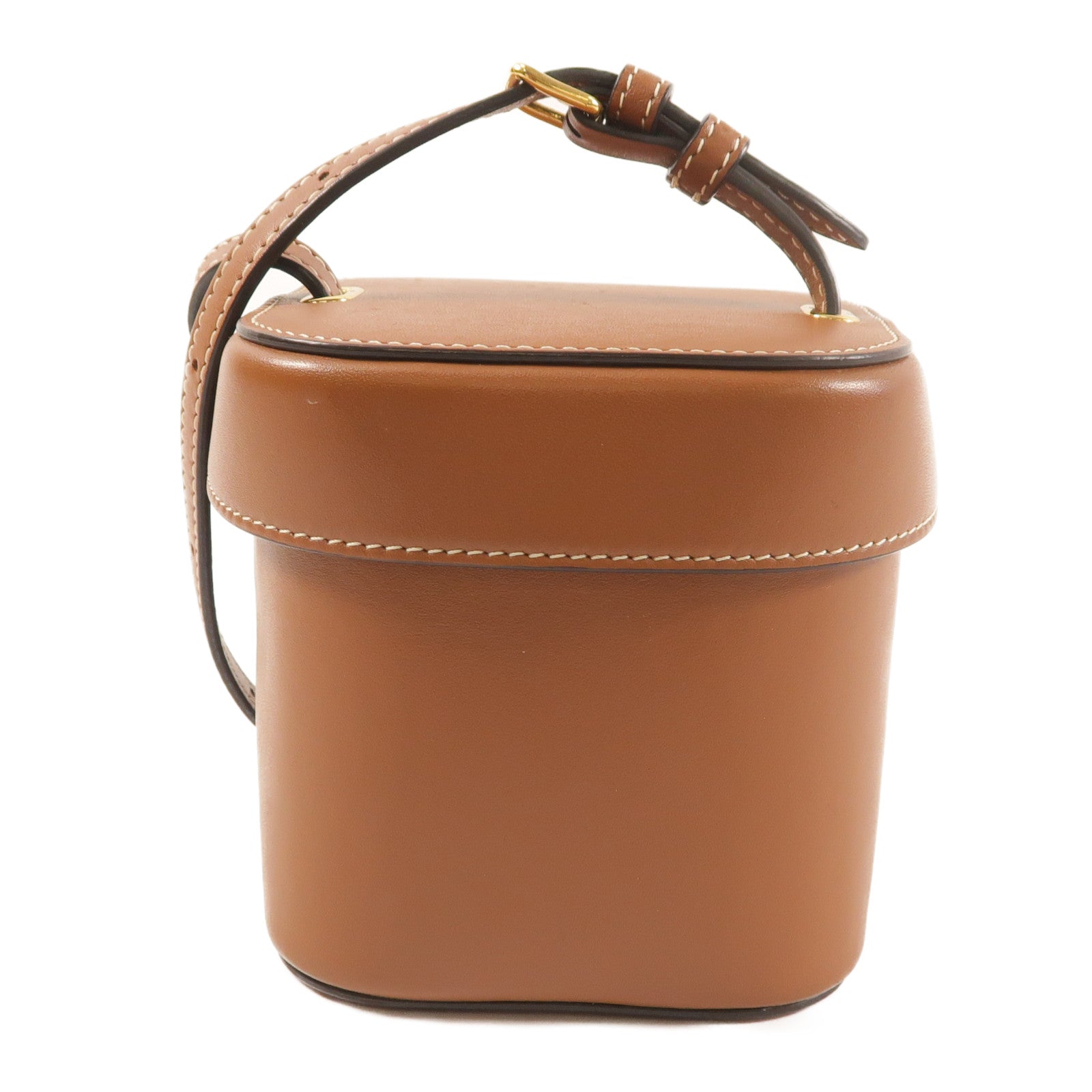 CELINE 【激減優惠】牛皮皮革Cuir Triomphe Box Small金扣肩背袋