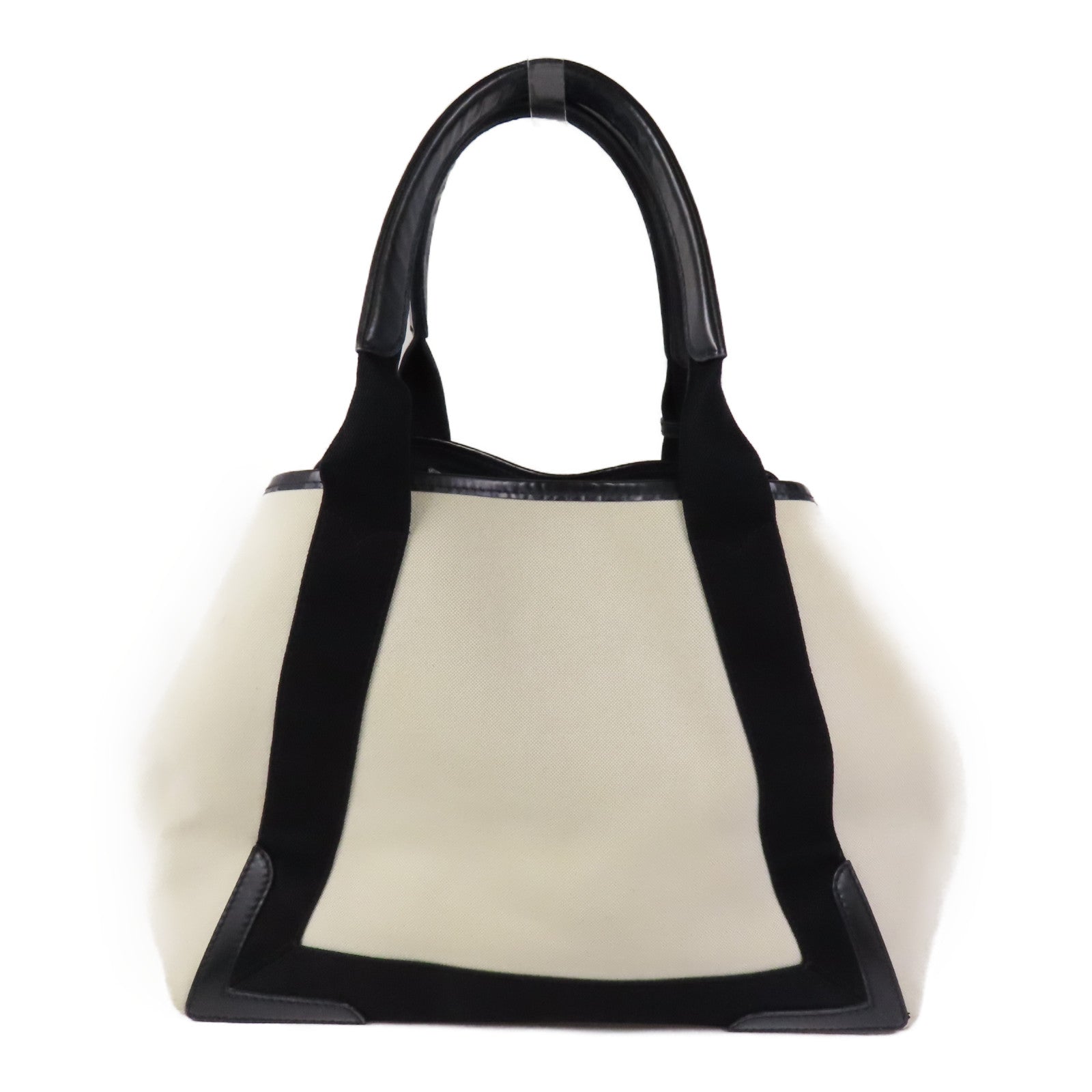 BALENCIAGA 帆布Tote Bag銀扣手挽袋