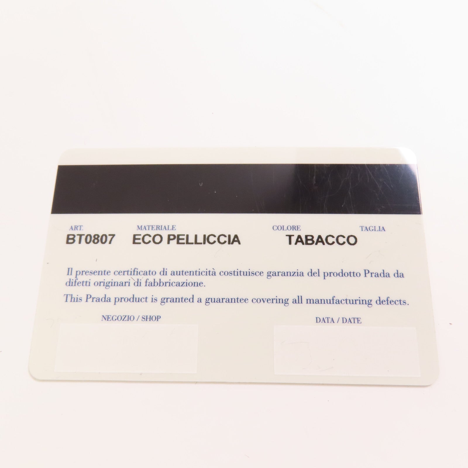 PRADA 合成毛皮Shoulder Bag銀扣鏈帶肩背袋