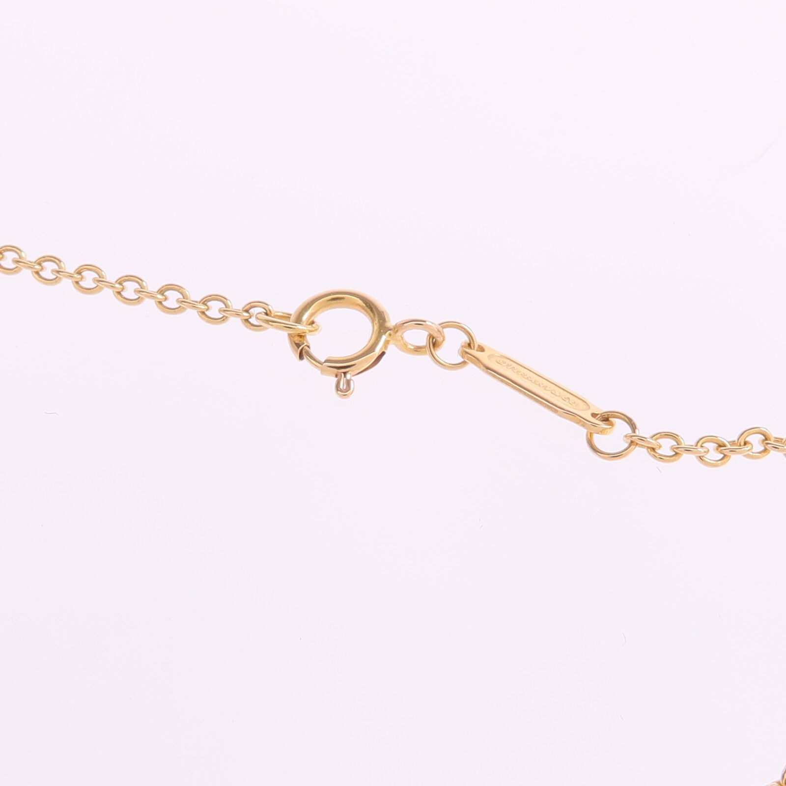TIFFANY＆CO 18K玫瑰金Knot Necklace項鍊