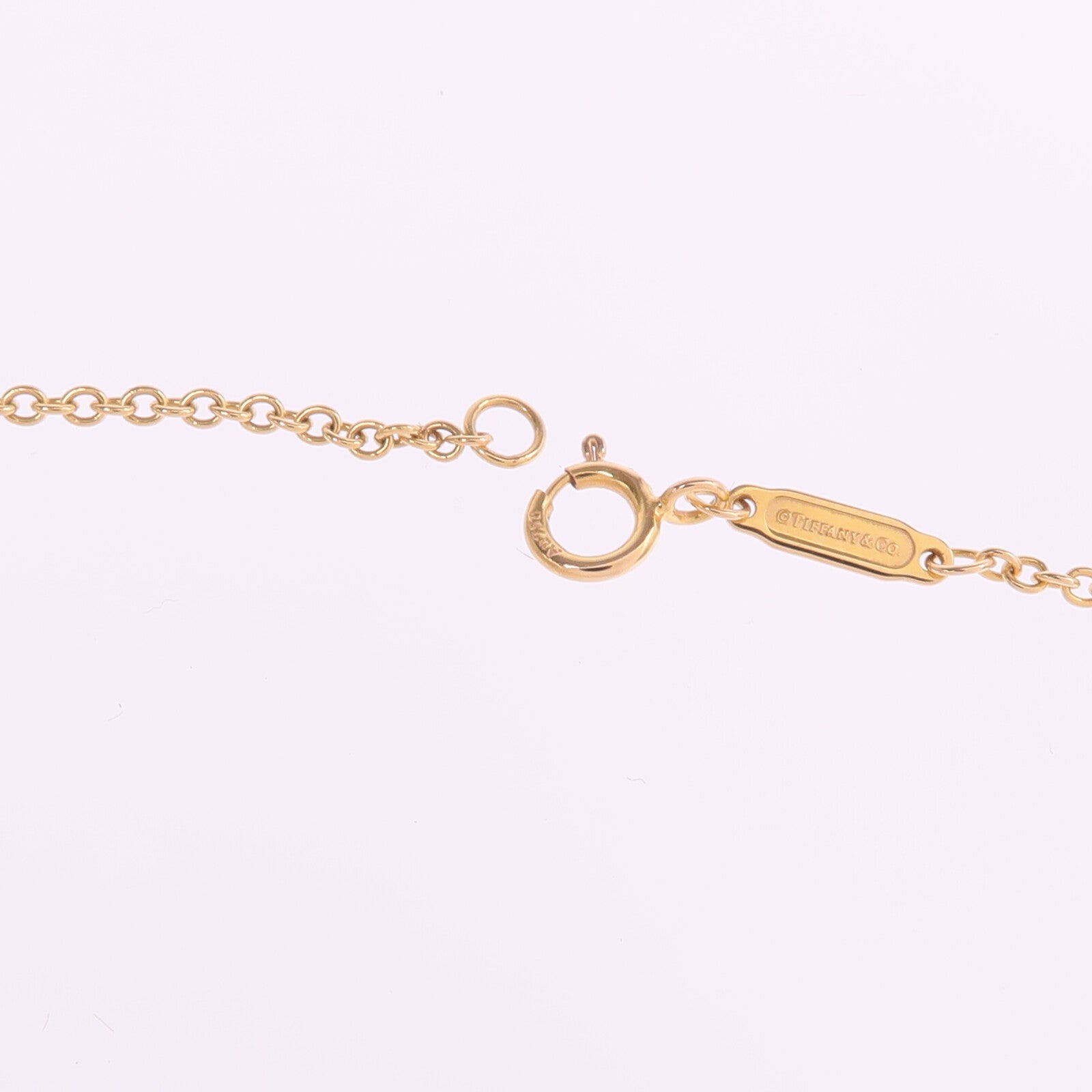 TIFFANY＆CO 18K玫瑰金Knot Necklace項鍊