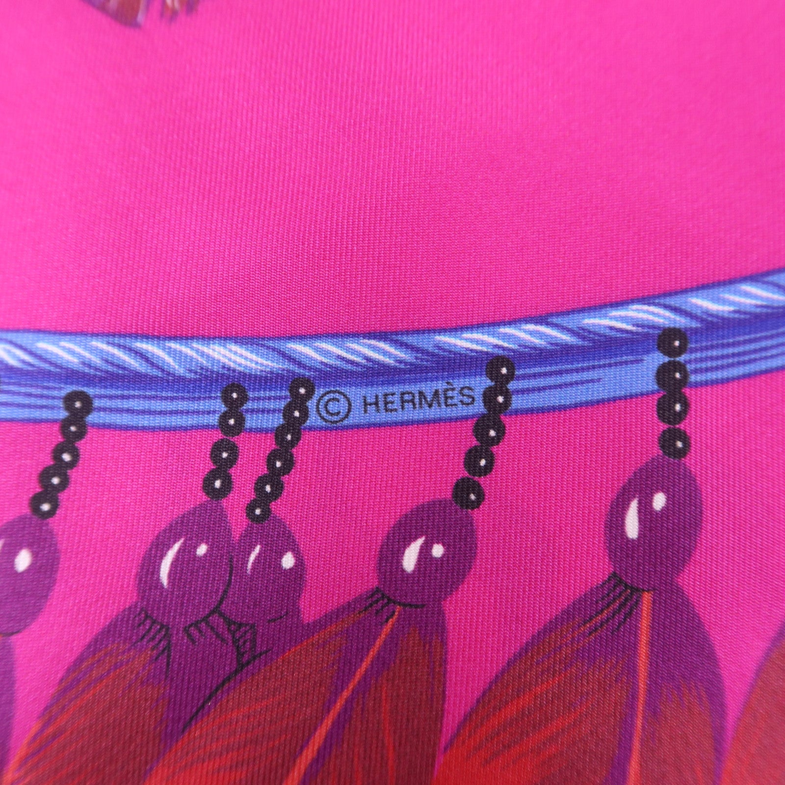 HERMES 絲質Maxi Twilly絲巾