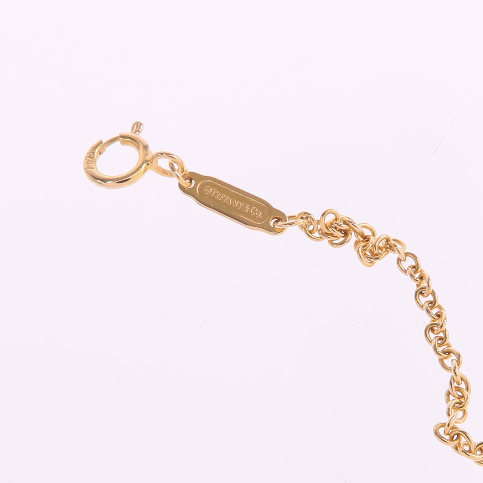TIFFANY＆CO 18K玫瑰金Knot Necklace項鍊