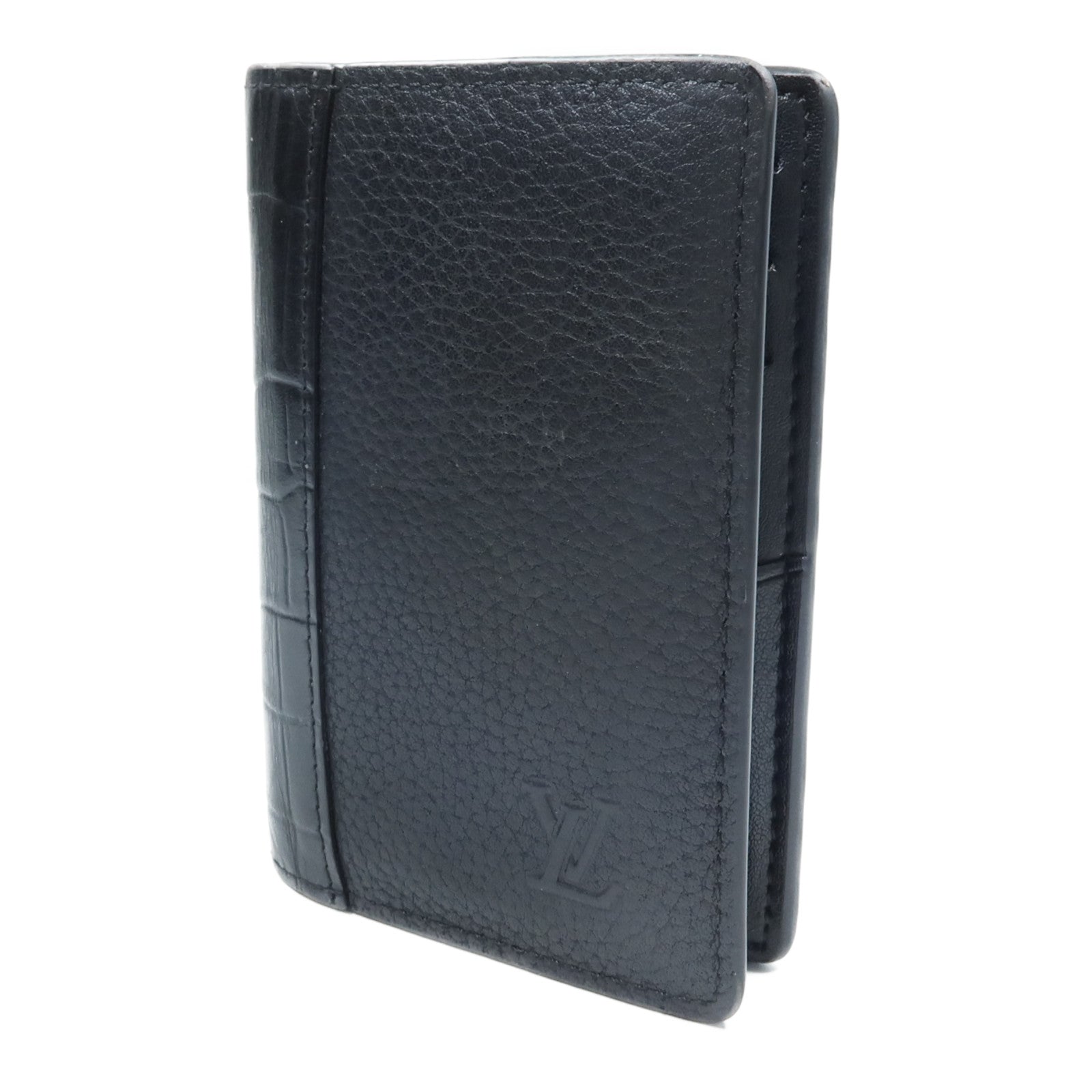 LOUIS VUITTON 牛皮皮革/鱷魚皮革Card Case卡片套