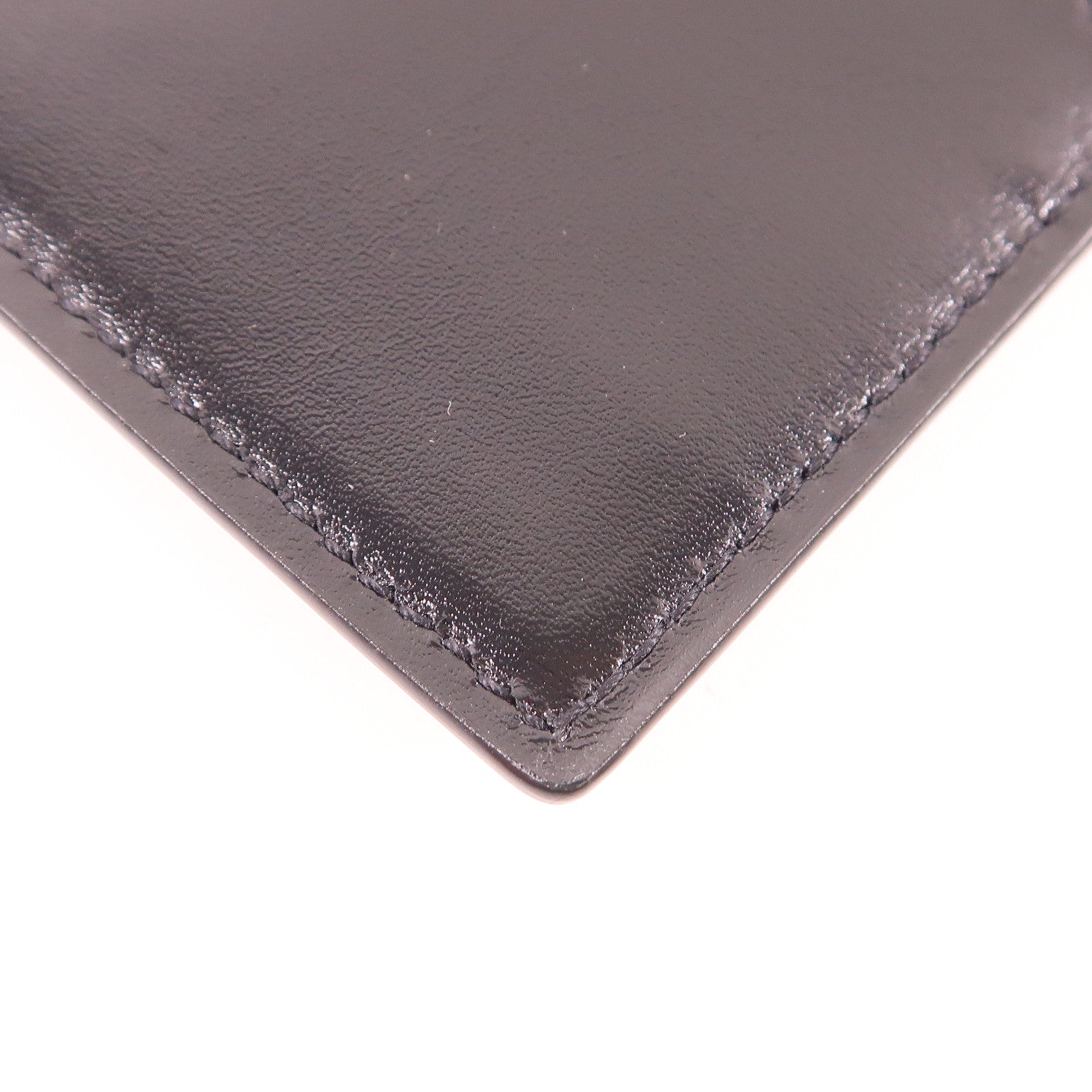 SAINT LAURENT 牛皮皮革Cassandre Card Case銀扣卡片套