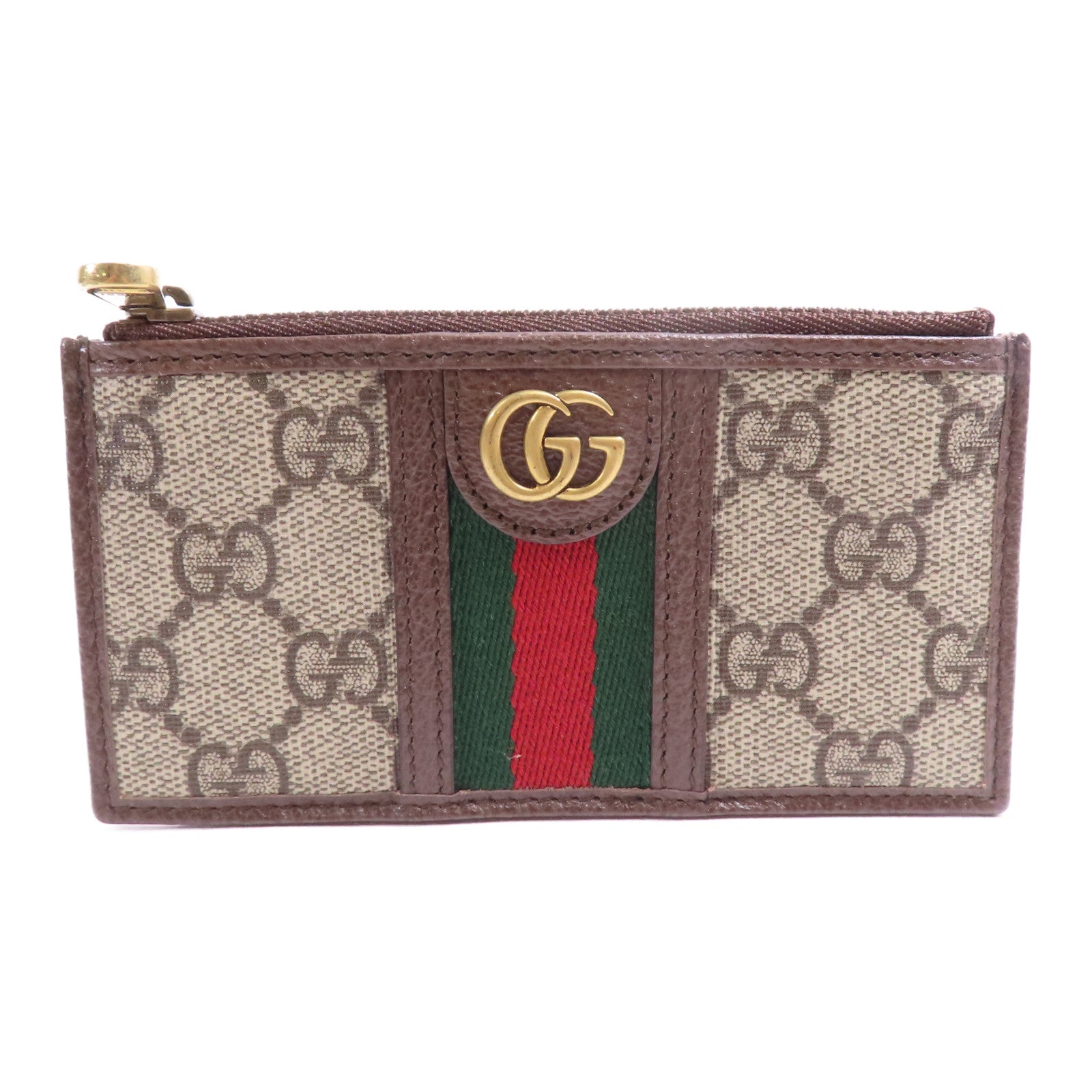 GUCCI 塗層帆布Ophidia Coin Case金扣零錢包