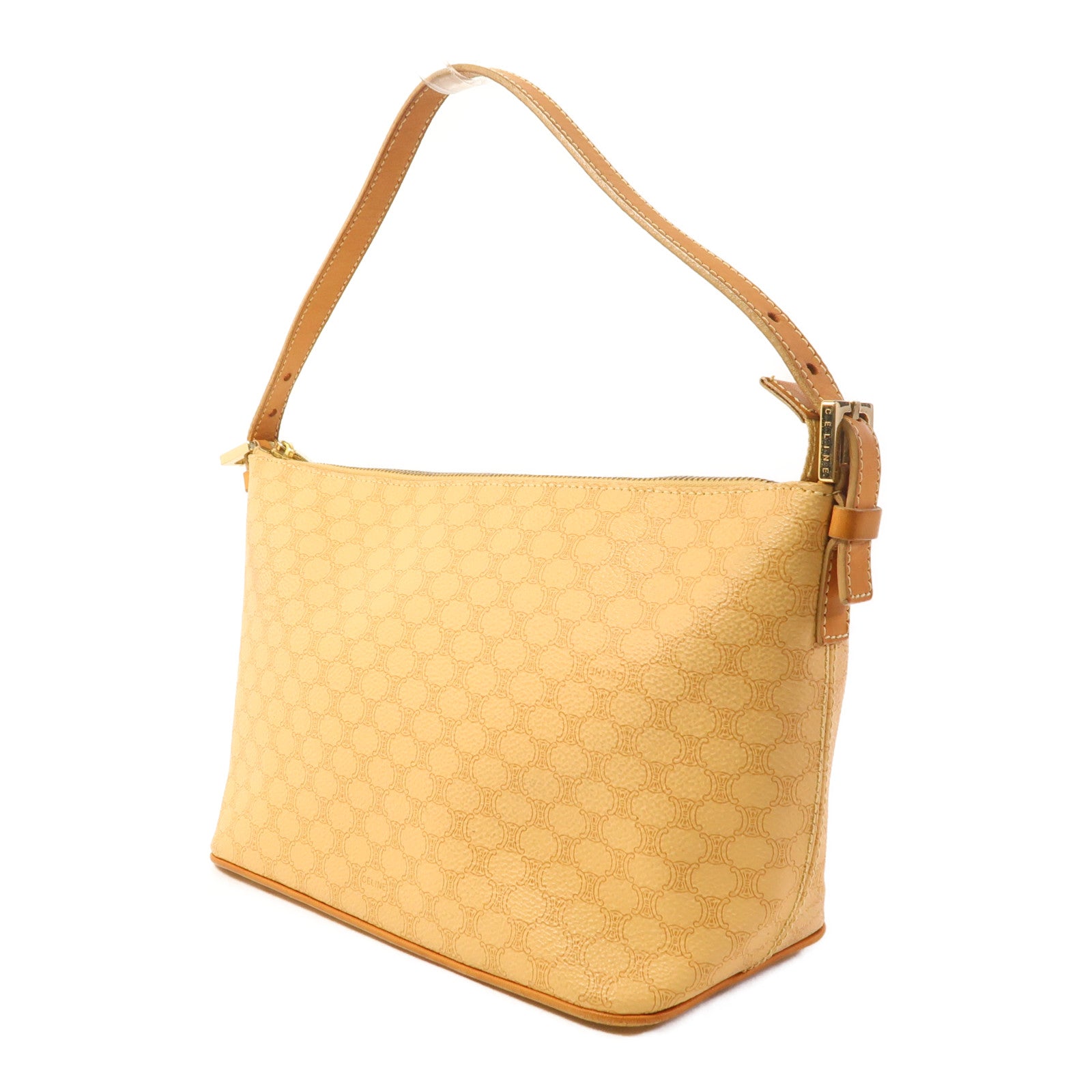 CELINE 塗層帆布Vintage Hand Bag金扣手挽袋