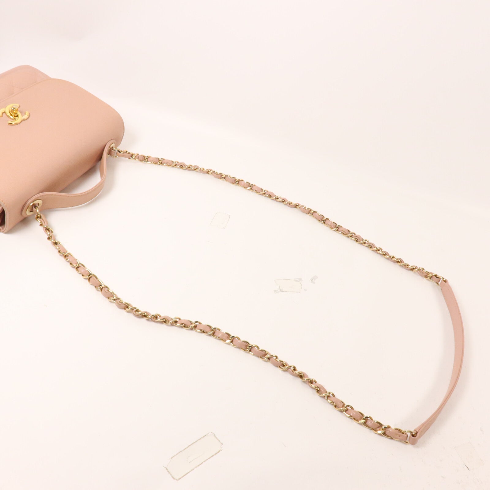 CHANEL 牛皮皮革Business Affinity Medium鏈帶手挽肩背兩用袋