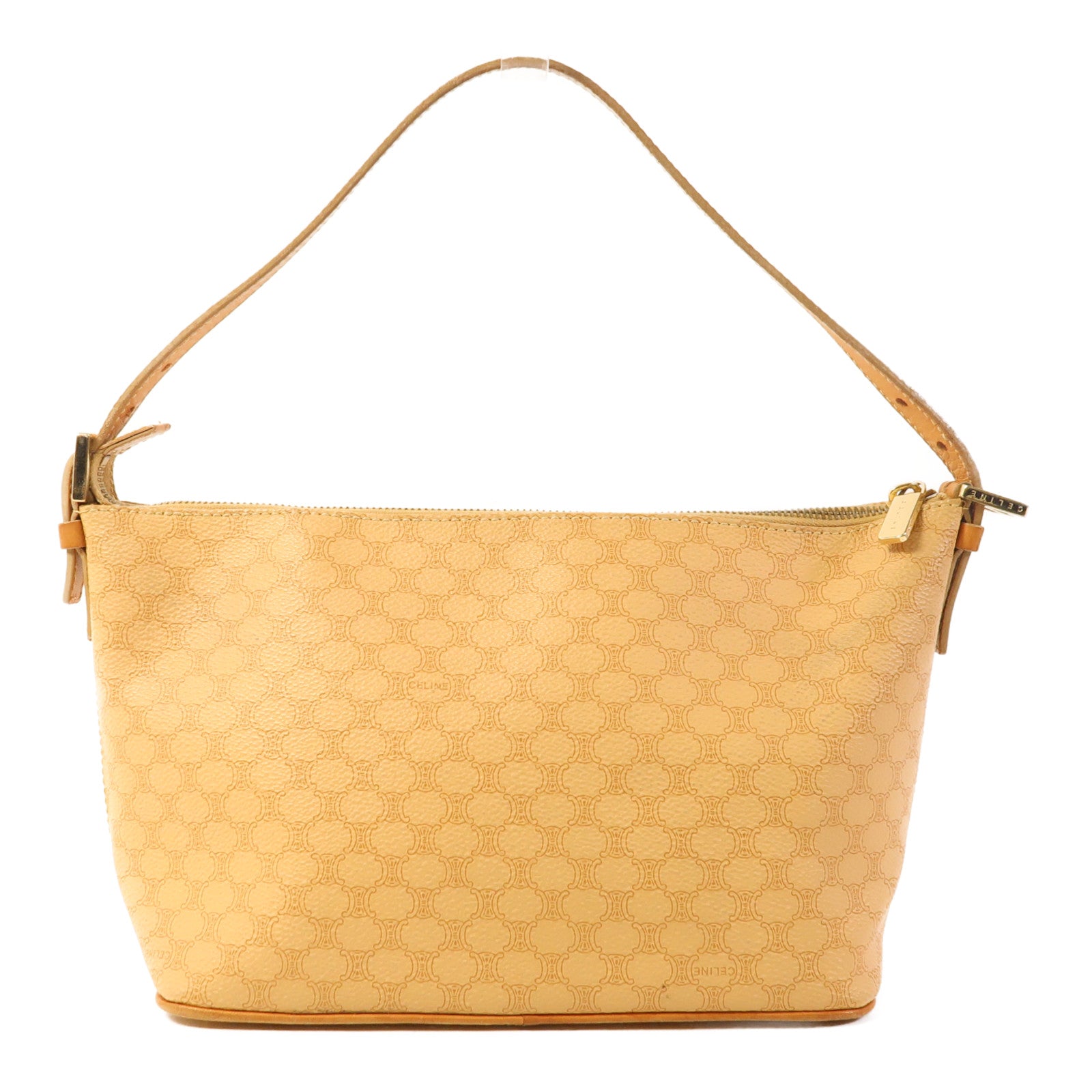 CELINE 塗層帆布Vintage Hand Bag金扣手挽袋
