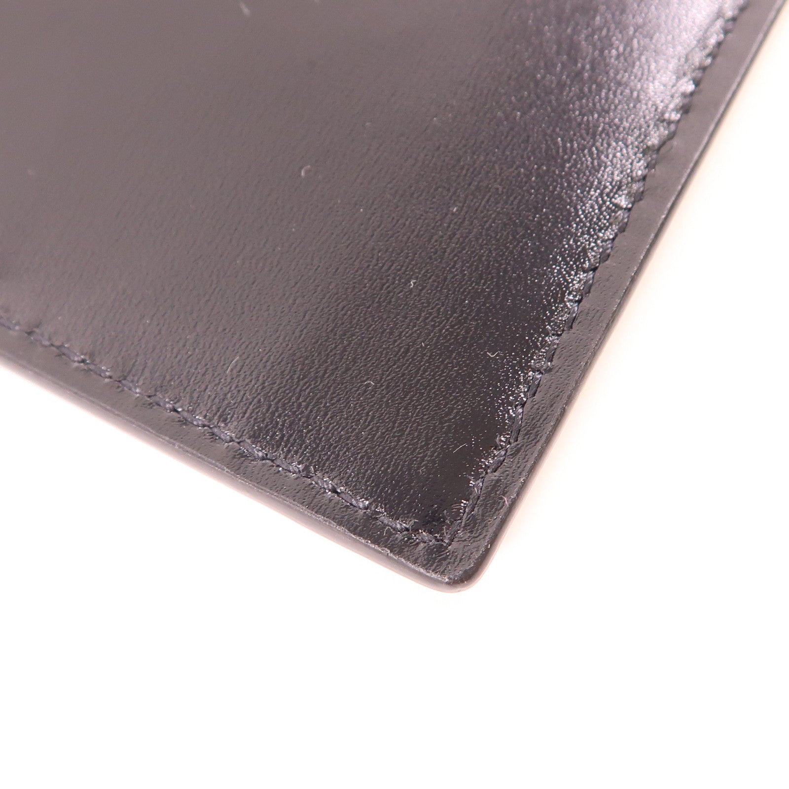 SAINT LAURENT 【激減優惠】牛皮皮革Cassandre Card Case銀扣卡片套