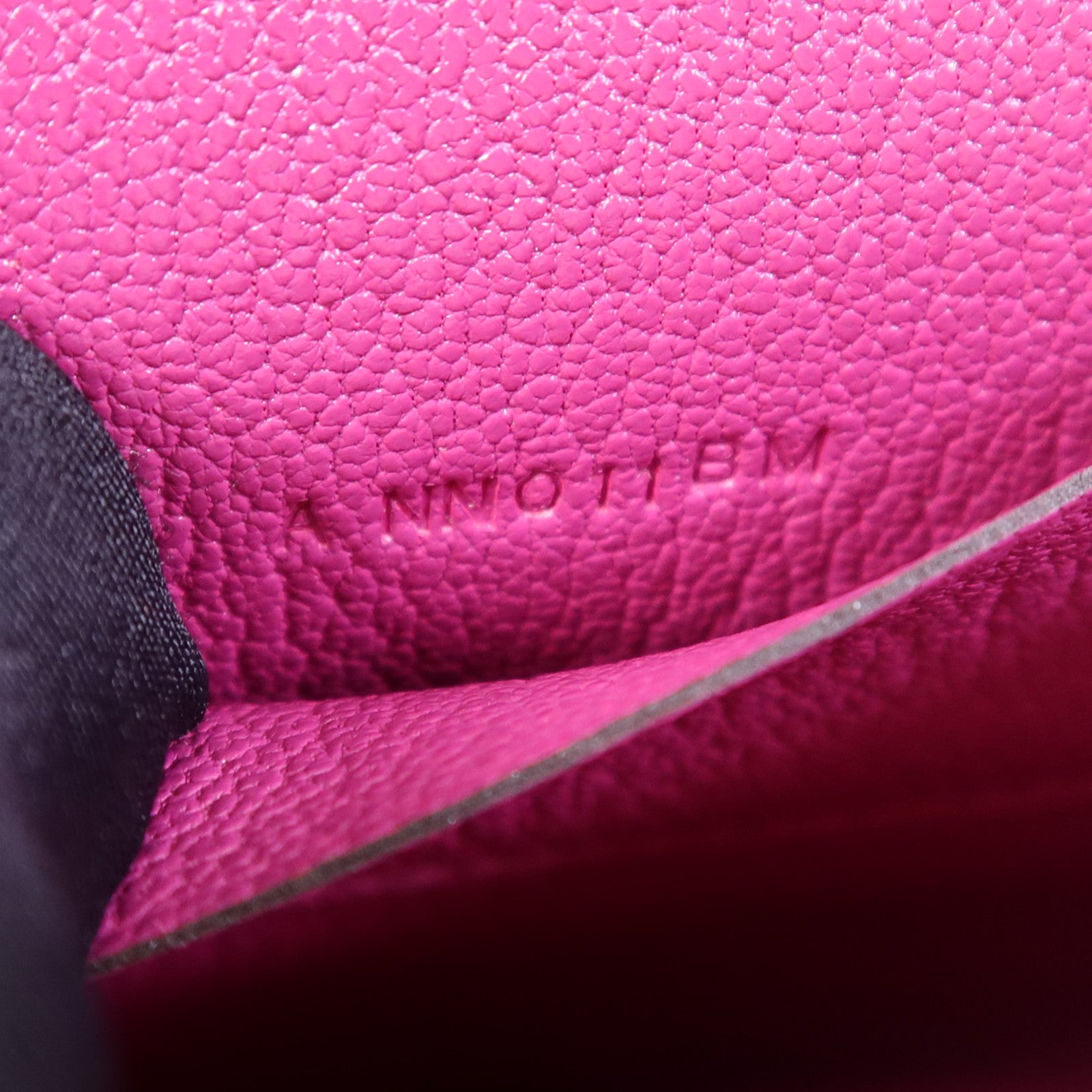 HERMES Chevre皮革Cinhetic To Go Wallet銀扣肩背袋Anemone