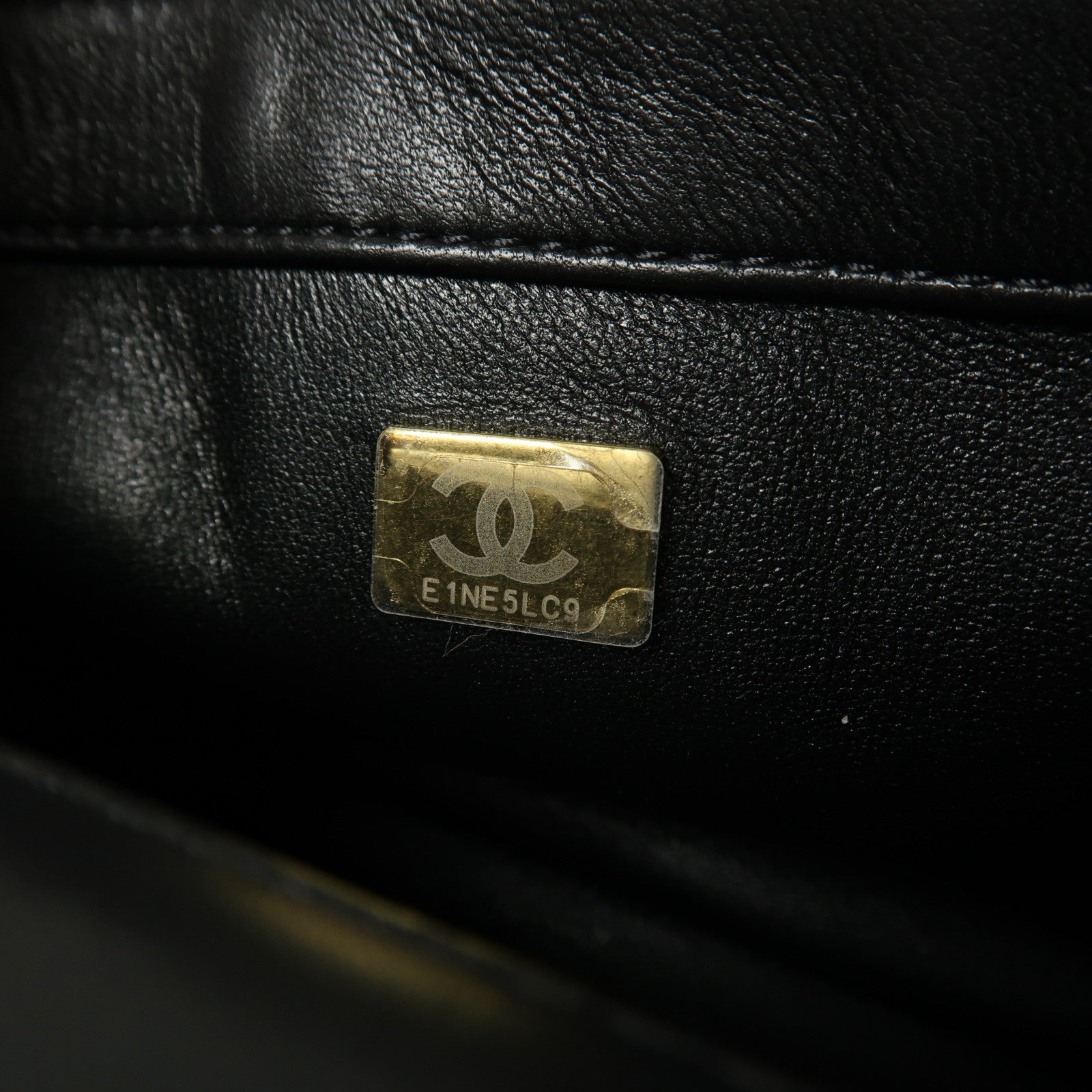 CHANEL 【激減優惠】羊皮皮革Chain Shoulder金扣鏈帶肩背袋黑色