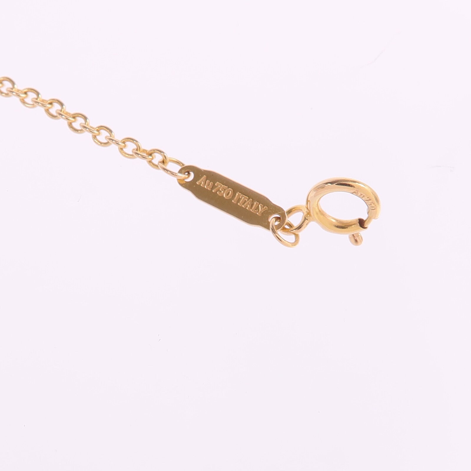 TIFFANY＆CO 18K玫瑰金Knot Necklace項鍊