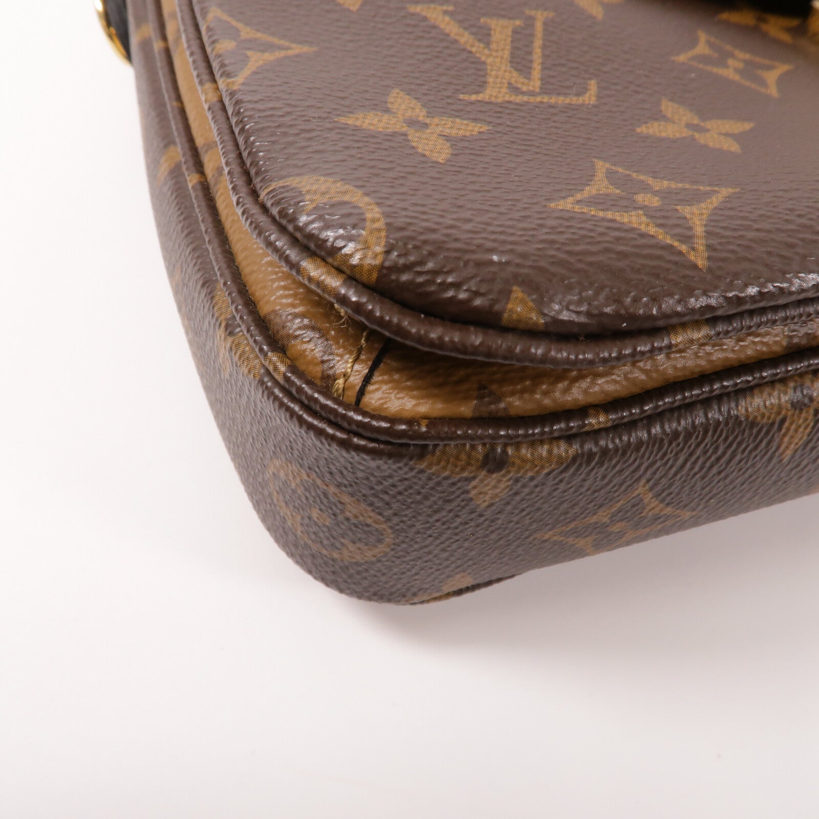 LOUIS VUITTON Monogram Reverse Pochette Metis手挽肩背兩用袋