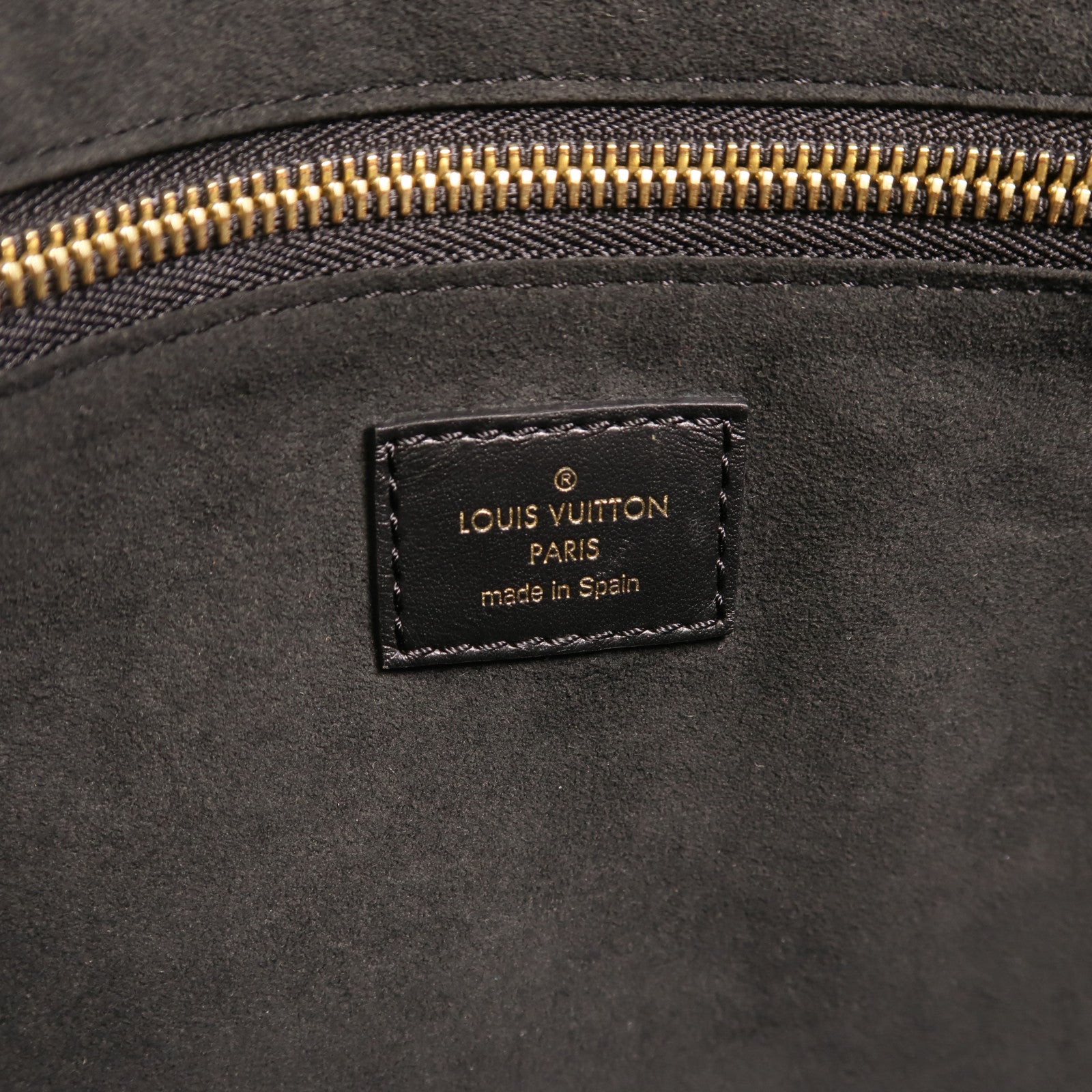 LOUIS VUITTON Monogram Empreinte Neverfull MM金扣手挽袋