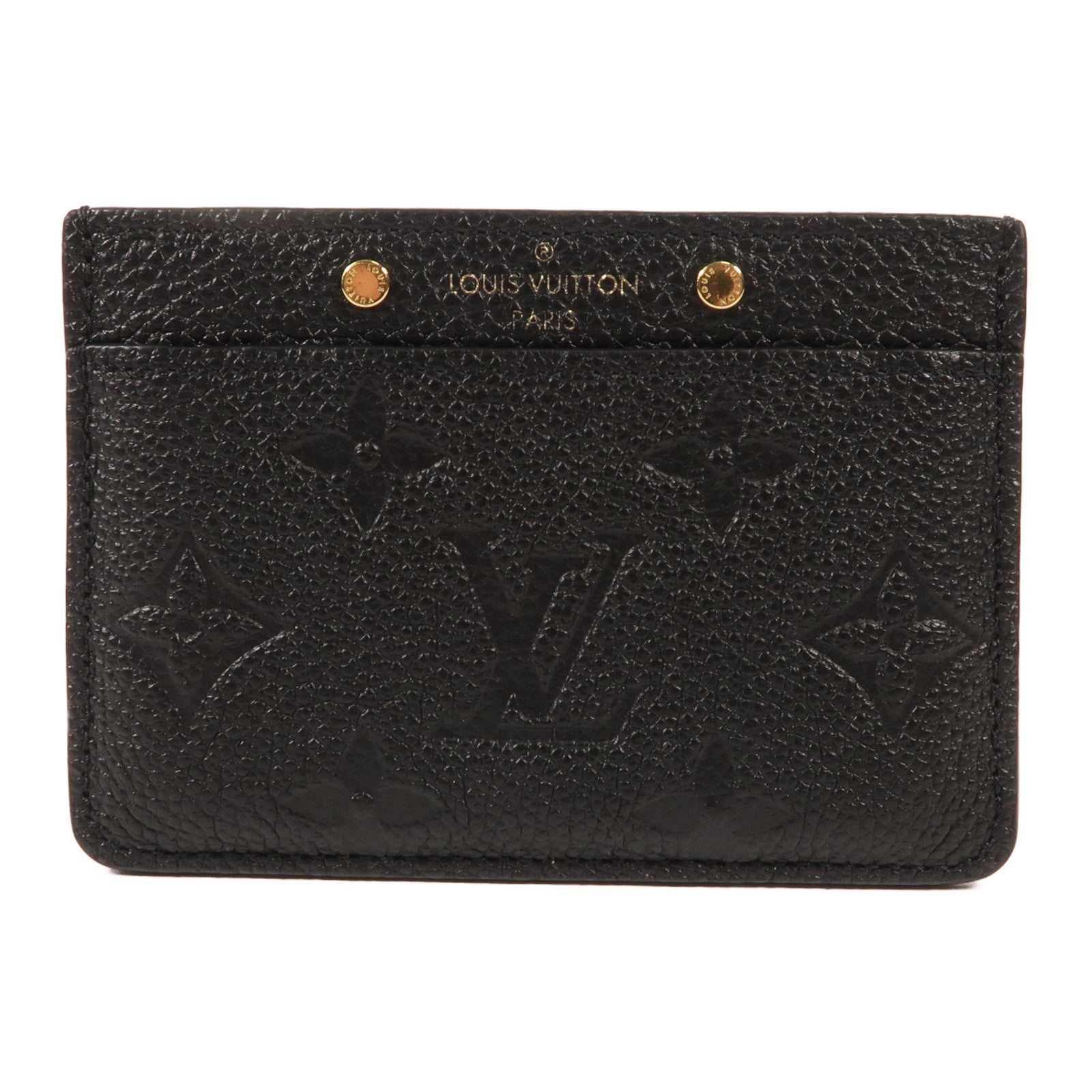 LOUIS VUITTON Monogram Empreinte Card Case金扣卡片套