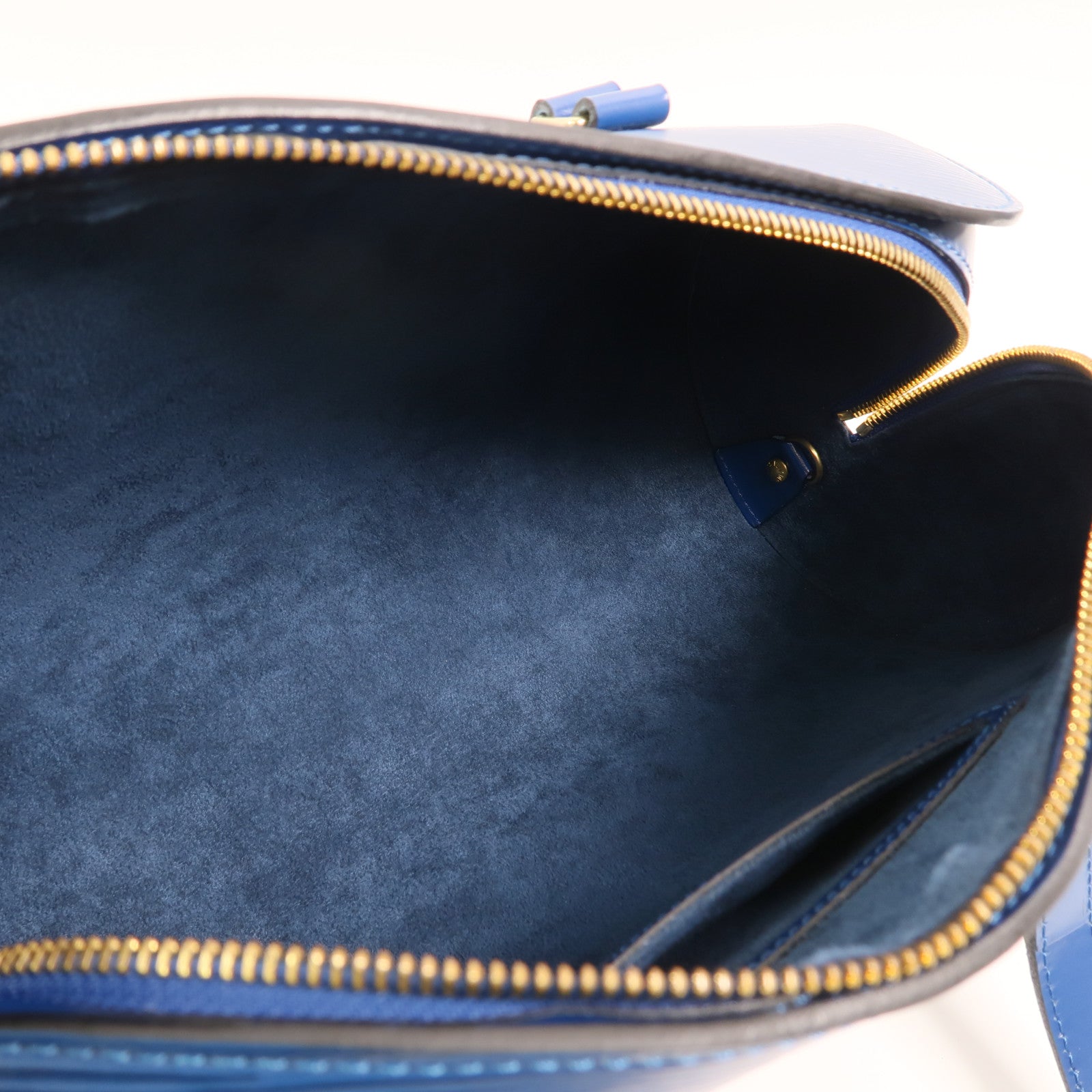 LOUIS VUITTON Epi Soufflot手挽袋藍色