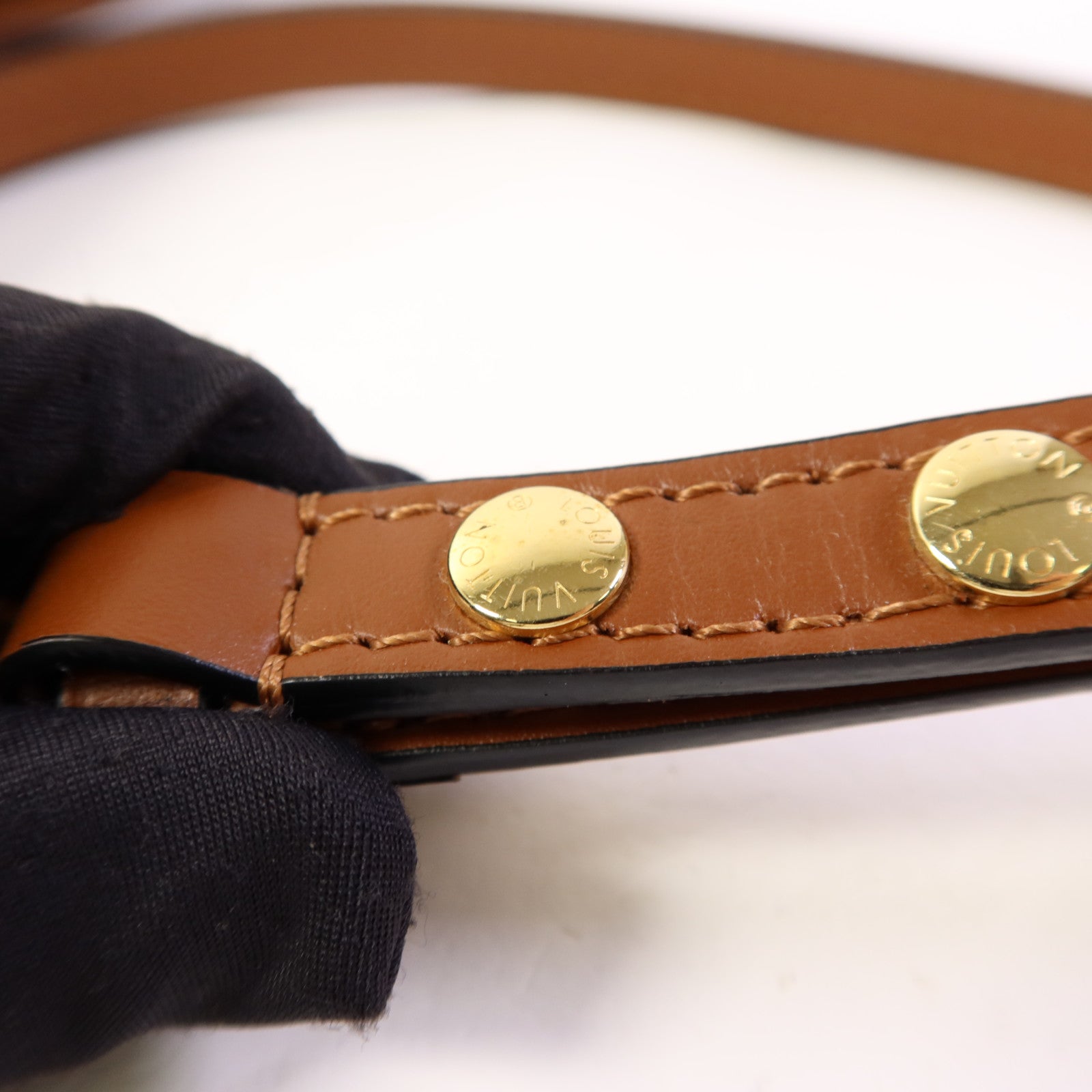 LOUIS VUITTON Monogram NeoNoe MM金扣肩背袋棕色