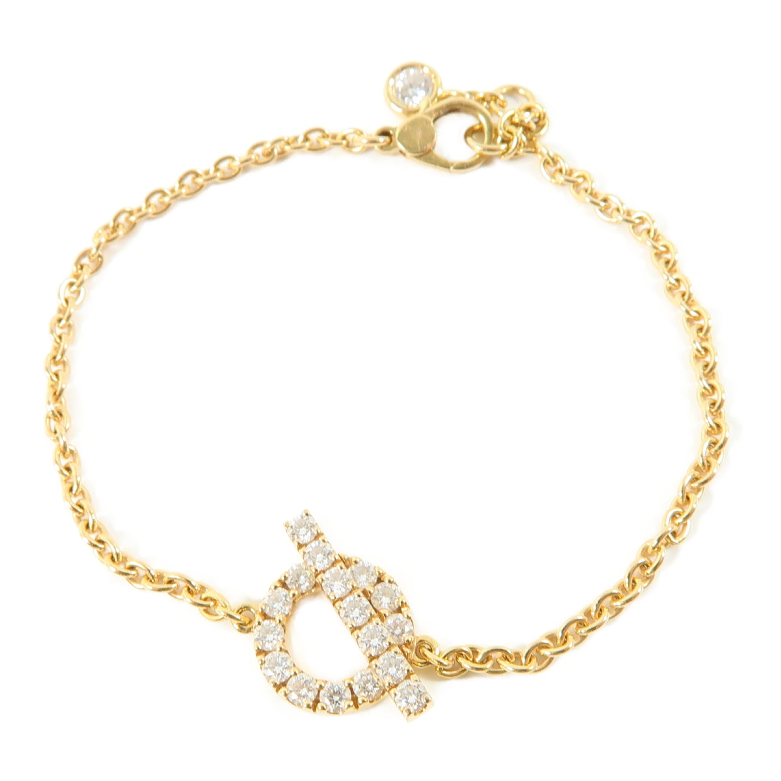 HERMES 18K黃金Finesse Bracelet手鏈