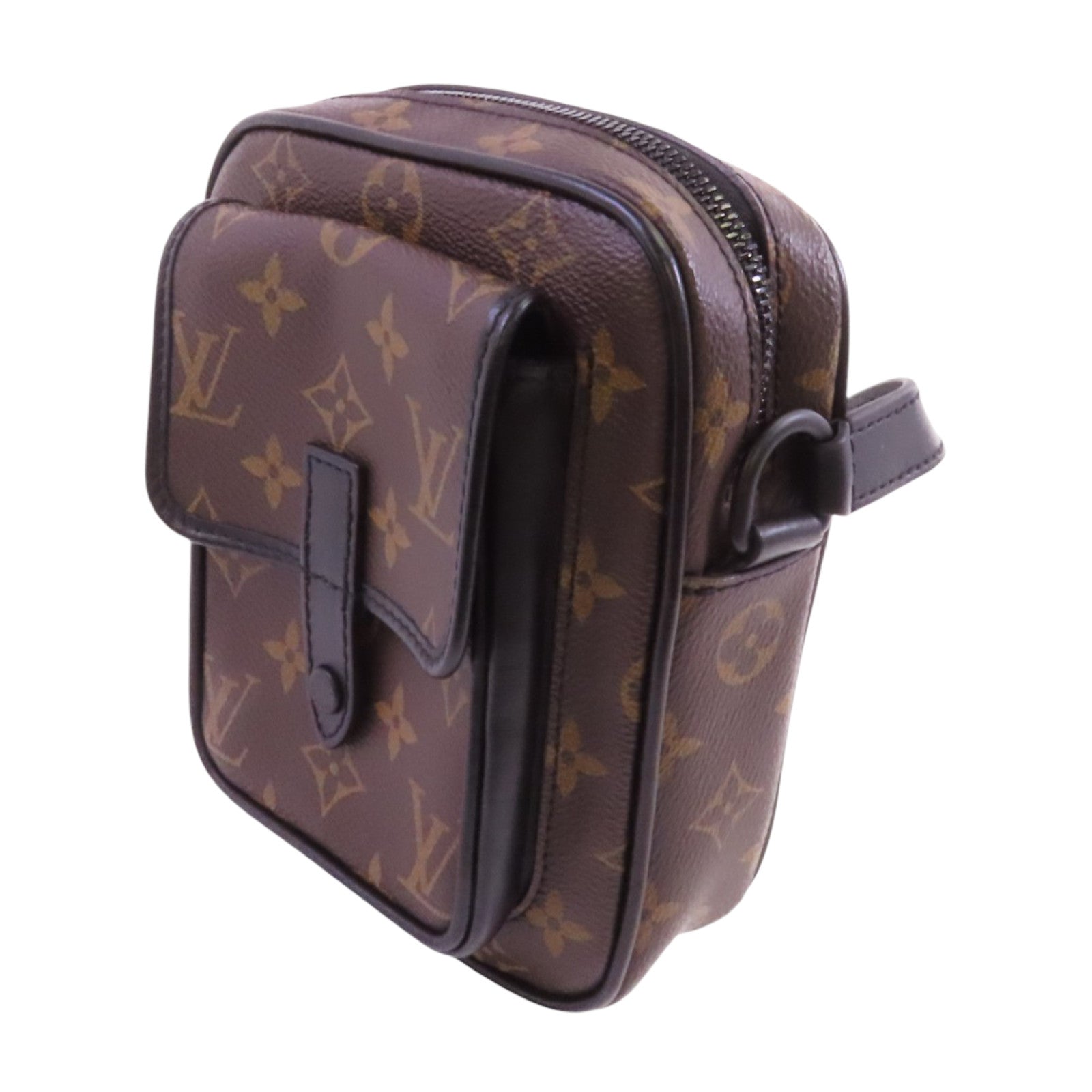 LOUIS VUITTON Monogram Macassar Christopher Wearable Wallet錢包肩背袋