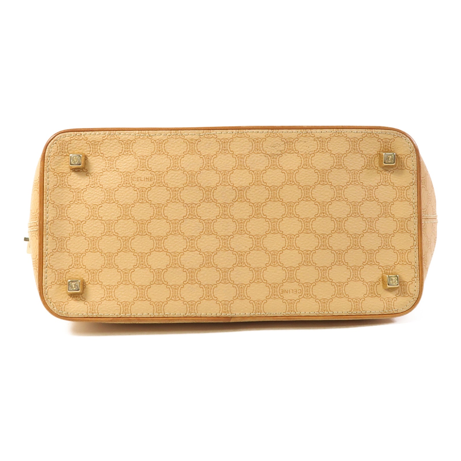CELINE 塗層帆布Vintage Hand Bag金扣手挽袋