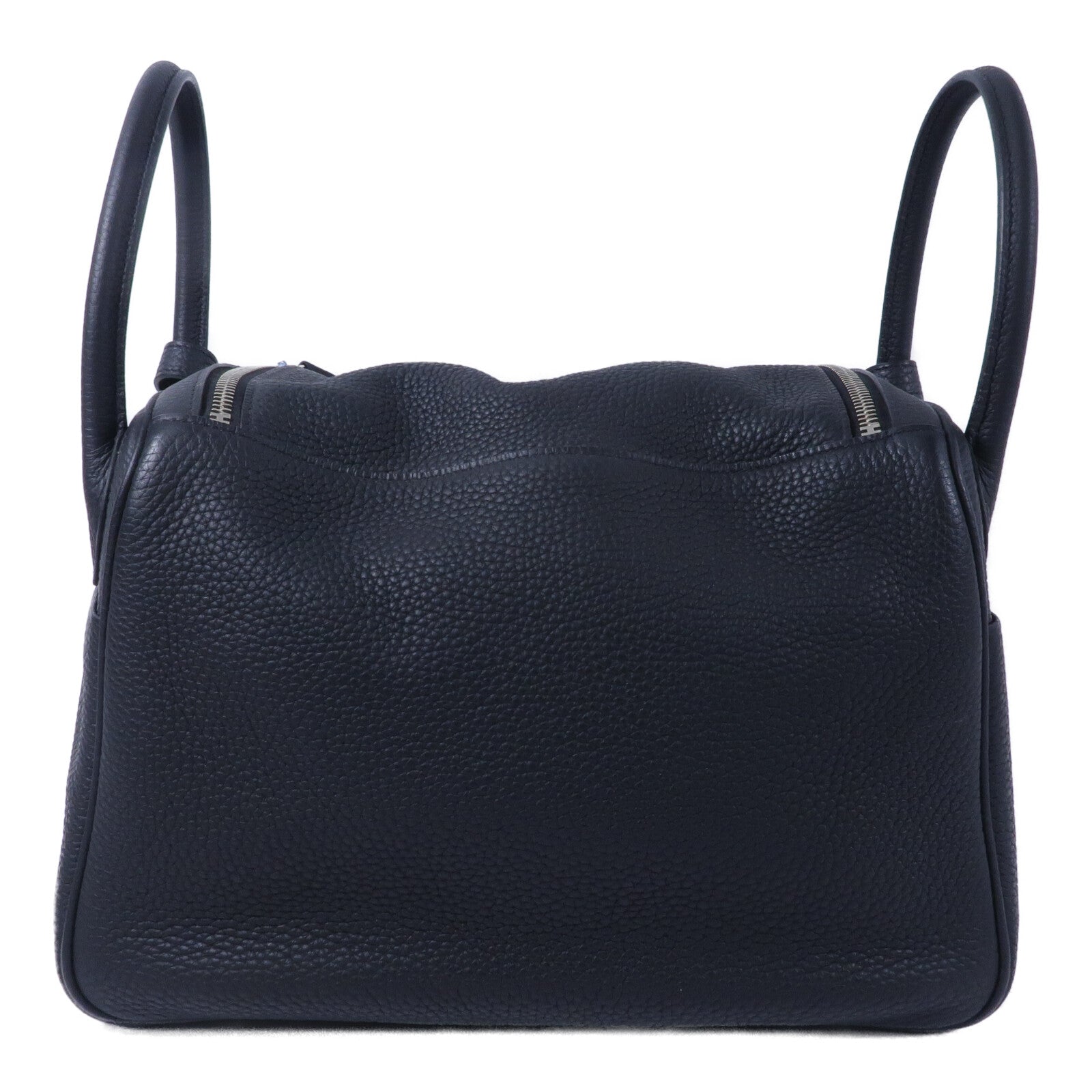 HERMES Clemence皮革Lindy 30手挽肩背兩用袋Noir