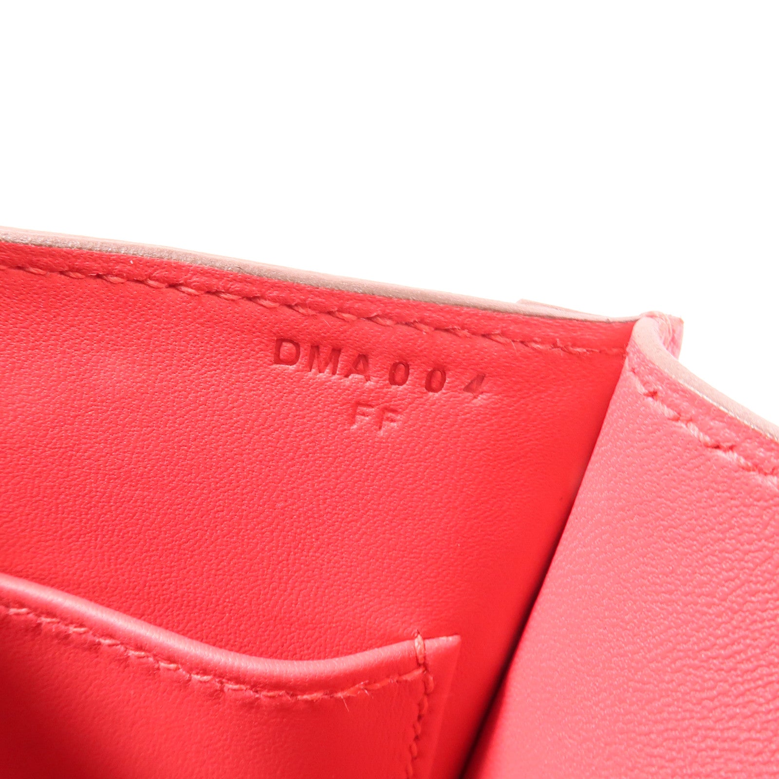 HERMES Epsom皮革Verrou 23肩背袋Rose Extreme