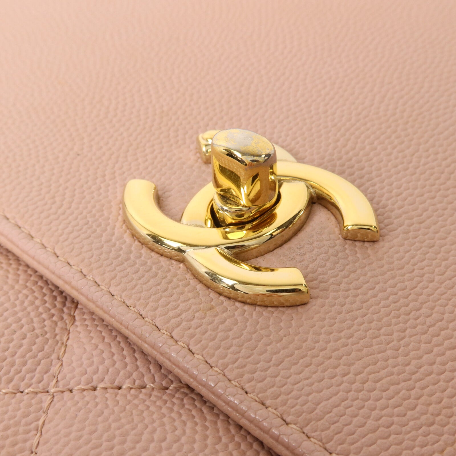 CHANEL 牛皮皮革Business Affinity Medium鏈帶手挽肩背兩用袋