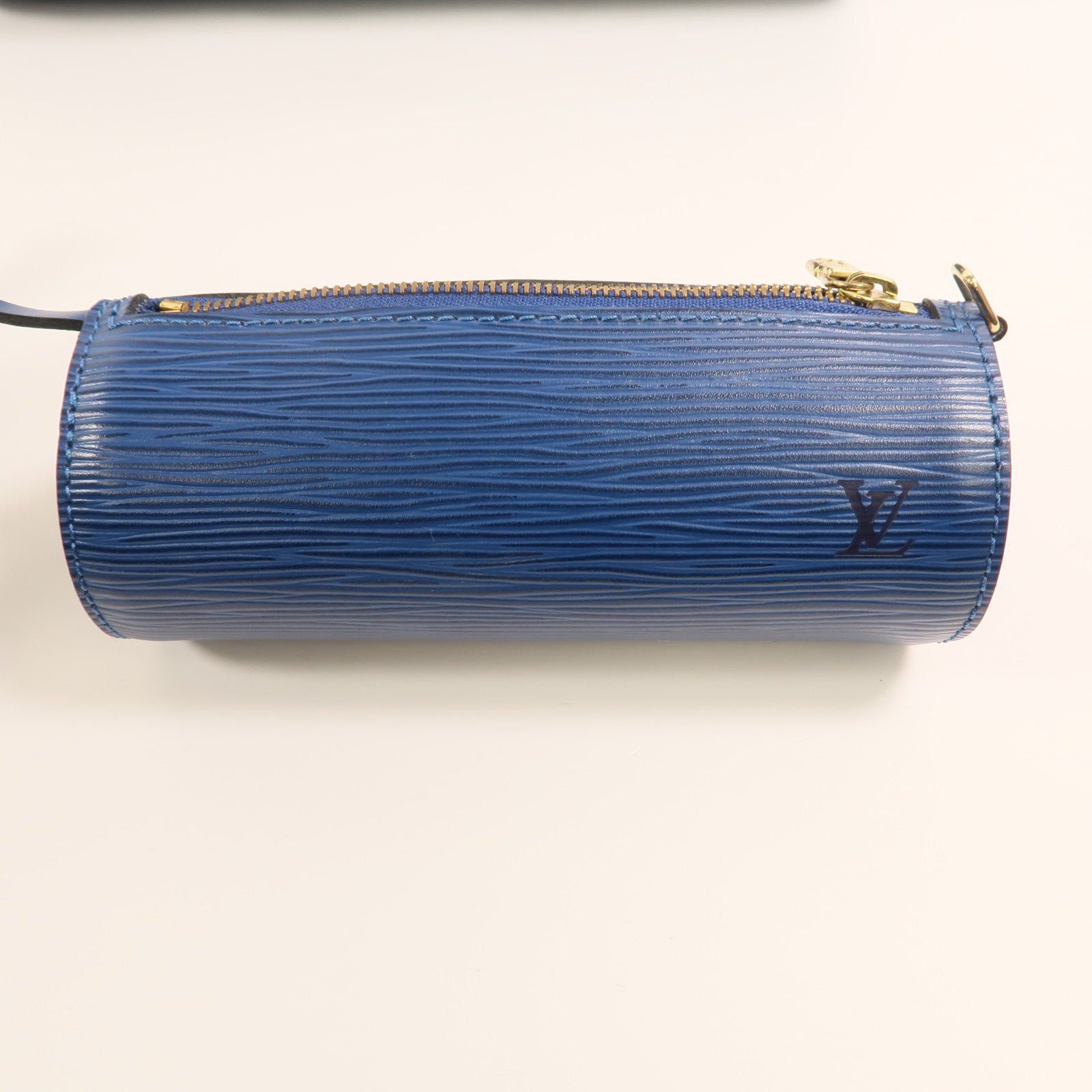 LOUIS VUITTON Epi Soufflot手挽袋藍色