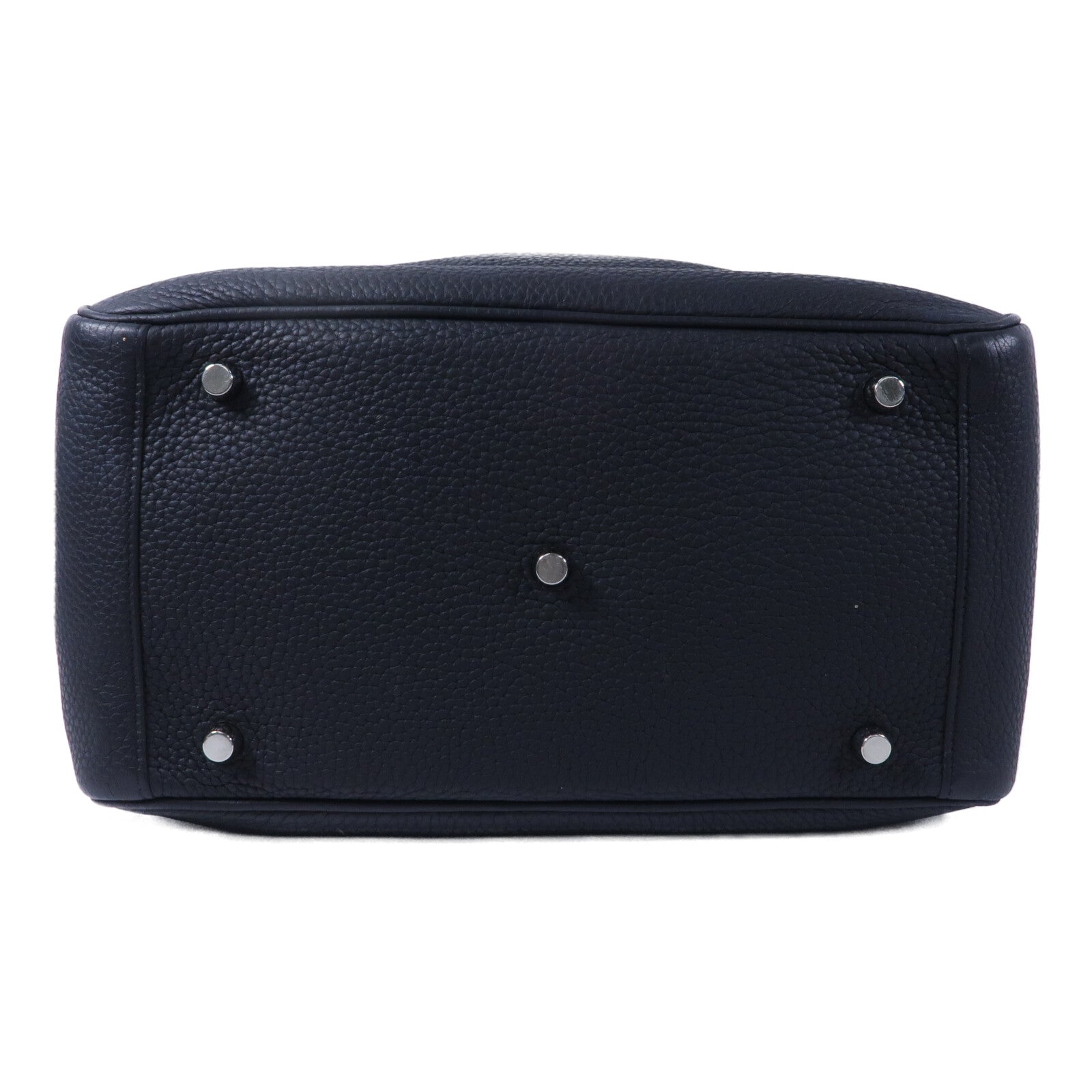 HERMES Clemence皮革Lindy 30手挽肩背兩用袋Noir