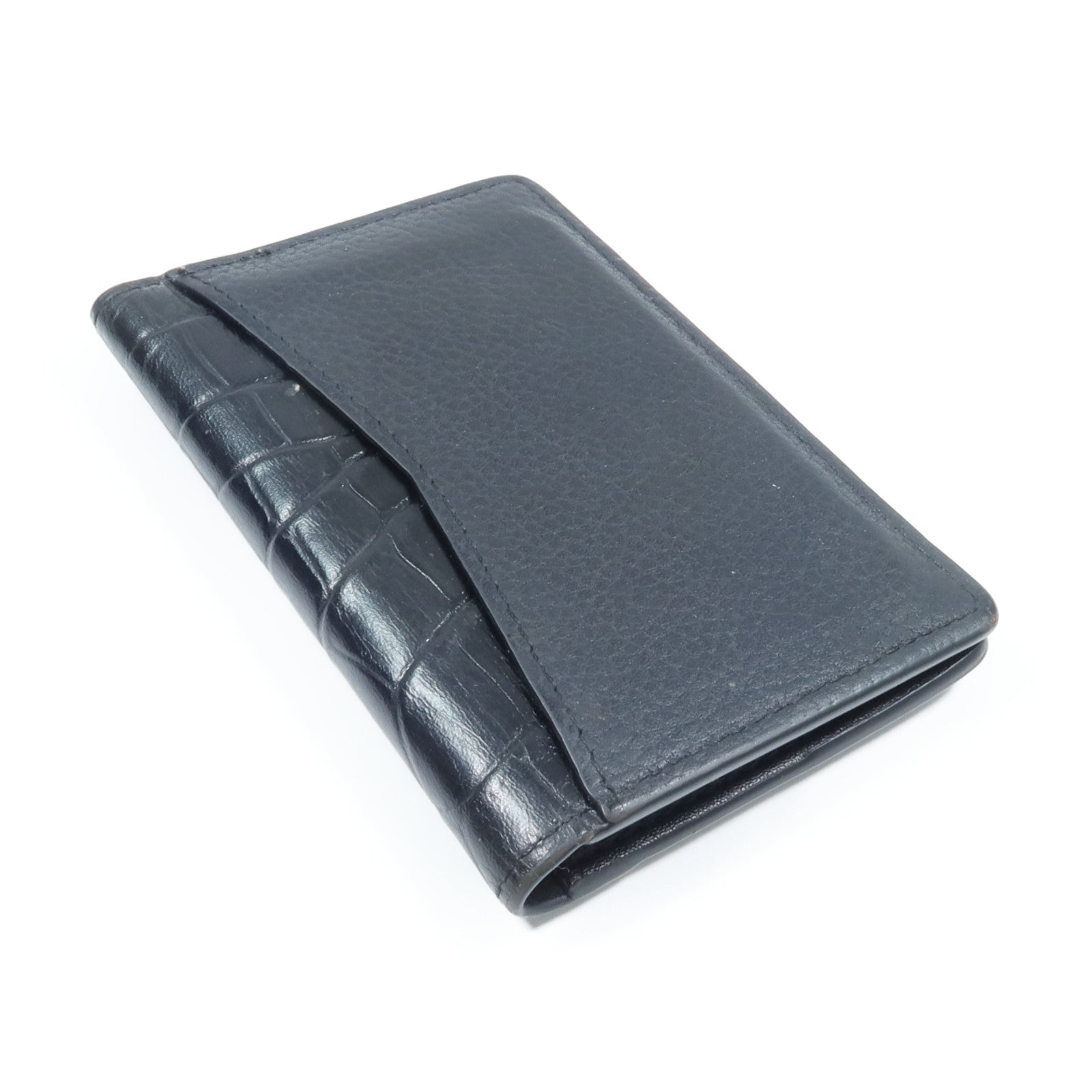 LOUIS VUITTON 牛皮皮革/鱷魚皮革Card Case卡片套