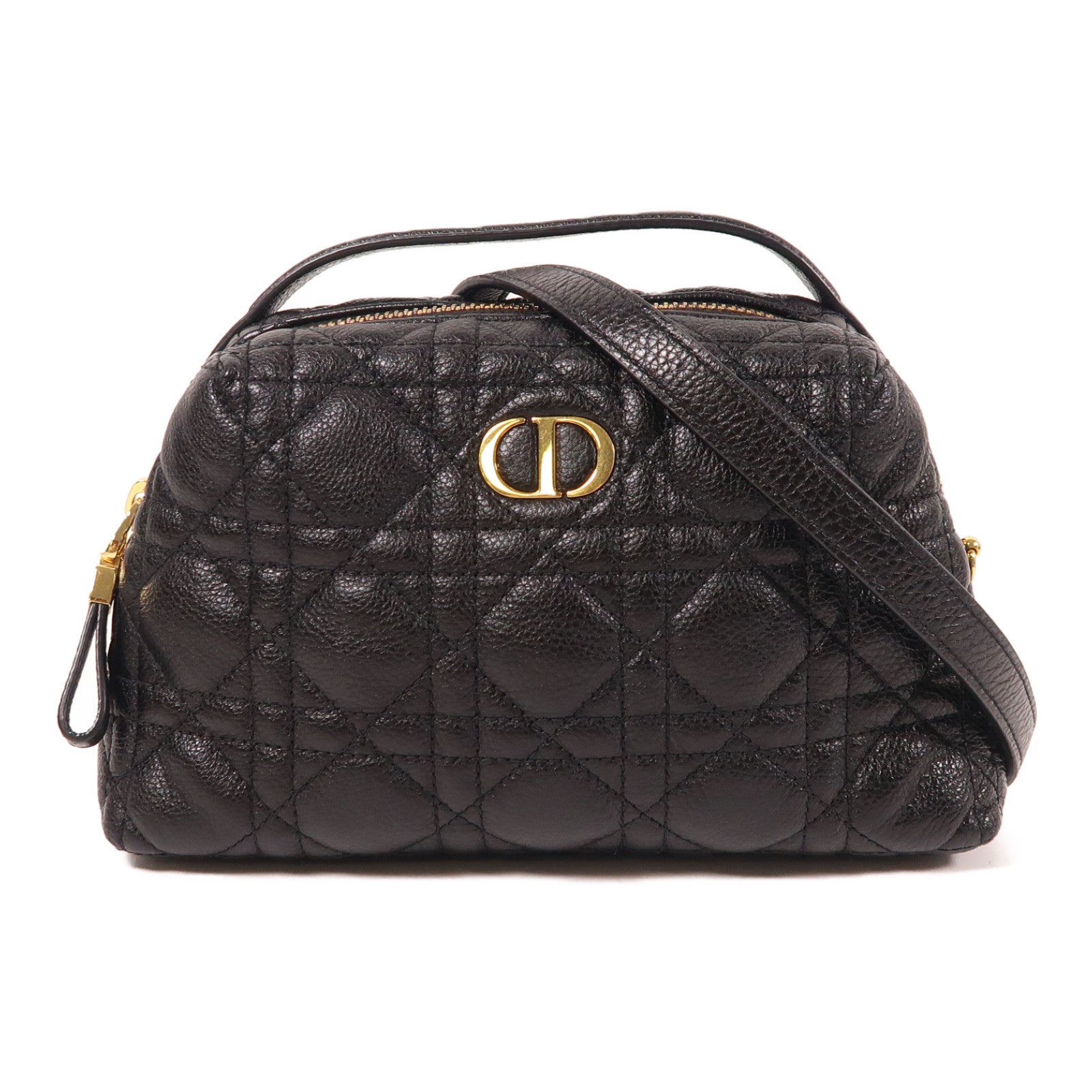 Dior 牛皮皮革Caro D-Cosy金扣手挽肩背兩用袋