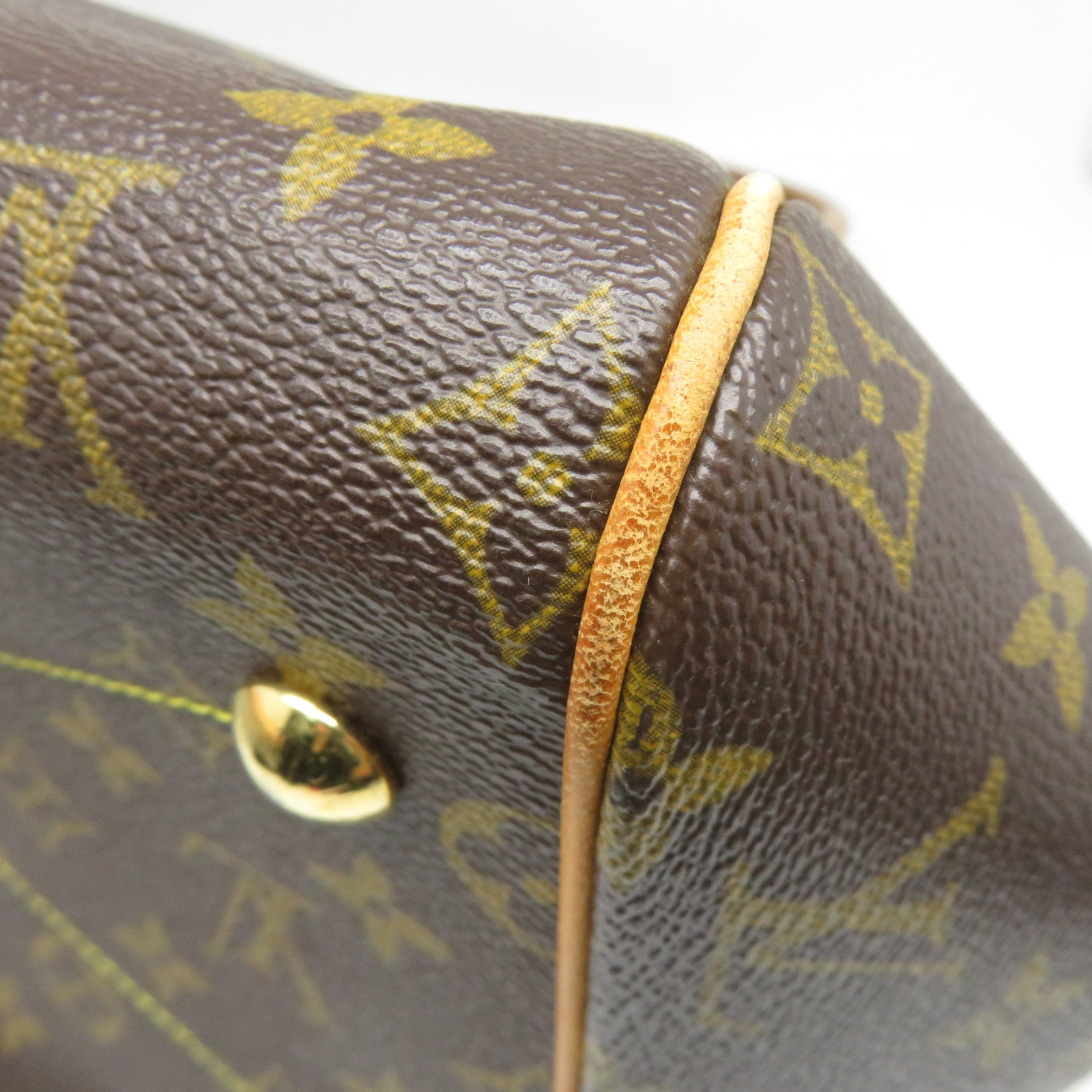 LOUIS VUITTON 【清倉大減價】Monogram Tivoli GM金扣肩背袋啡色