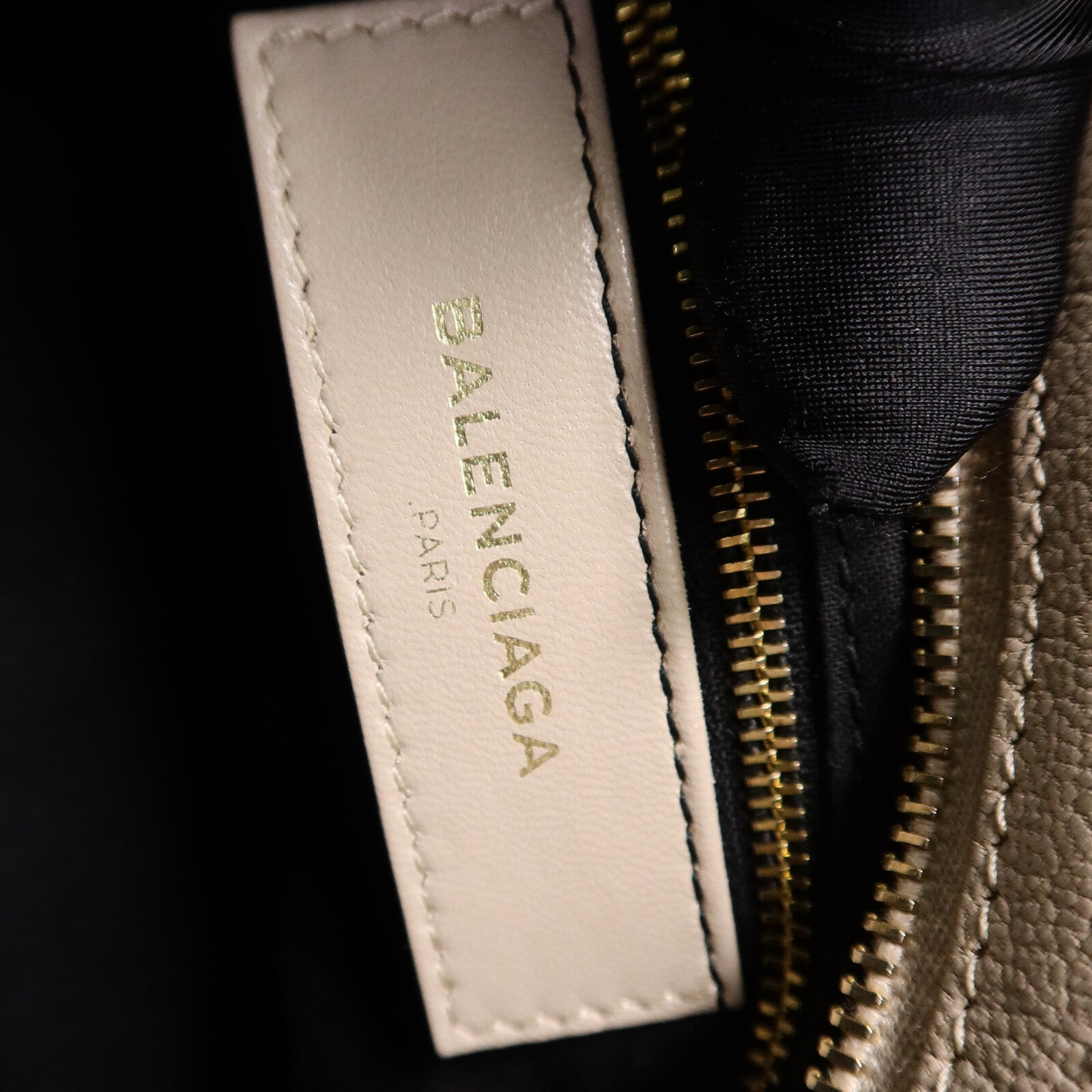 BALENCIAGA 牛皮皮革Classic Metallic Edge Mini City手挽肩背兩用袋