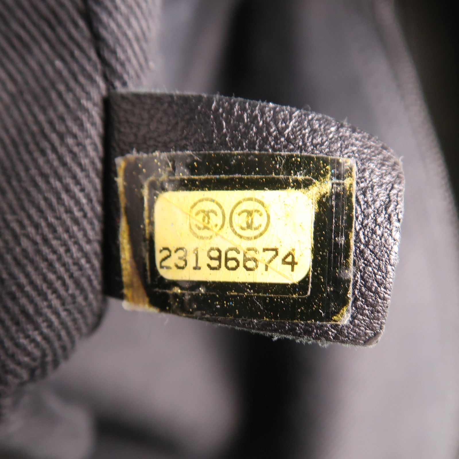 CHANEL Straw Deauville Tote銀扣手挽肩背兩用袋灰色/黑色