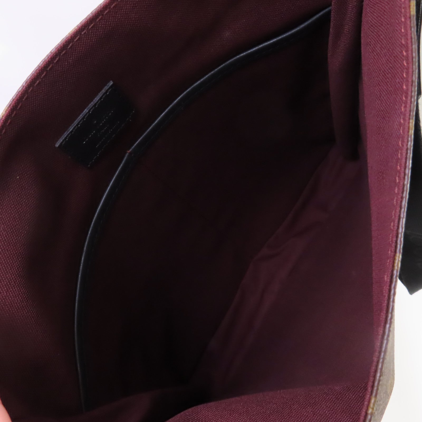 LOUIS VUITTON Monogram Macassar Bass Shoulder Bag銀扣肩背袋啡色/黑色