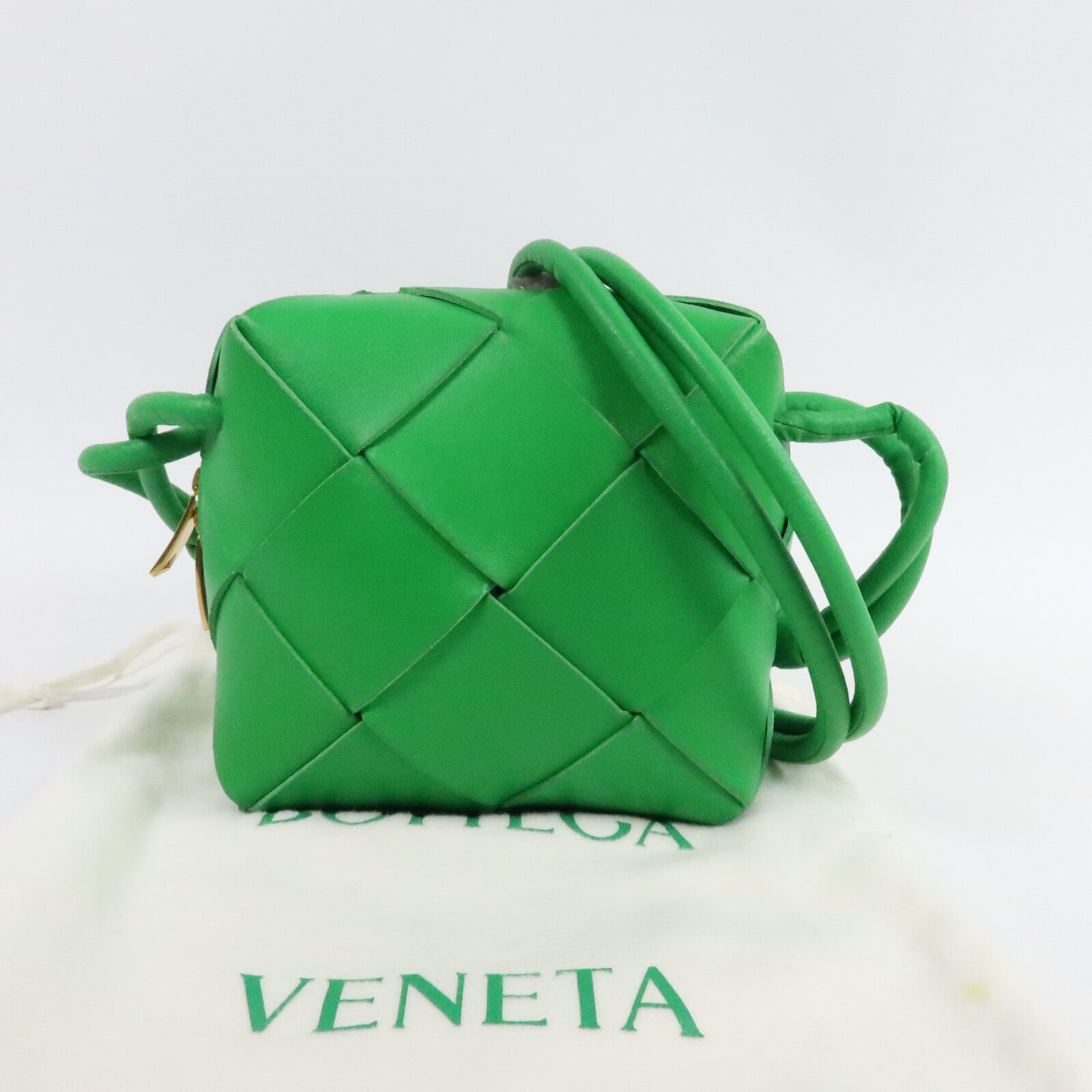 BOTTEGA VENETA 羊皮皮革Mini Cassette Camera Bag肩背袋