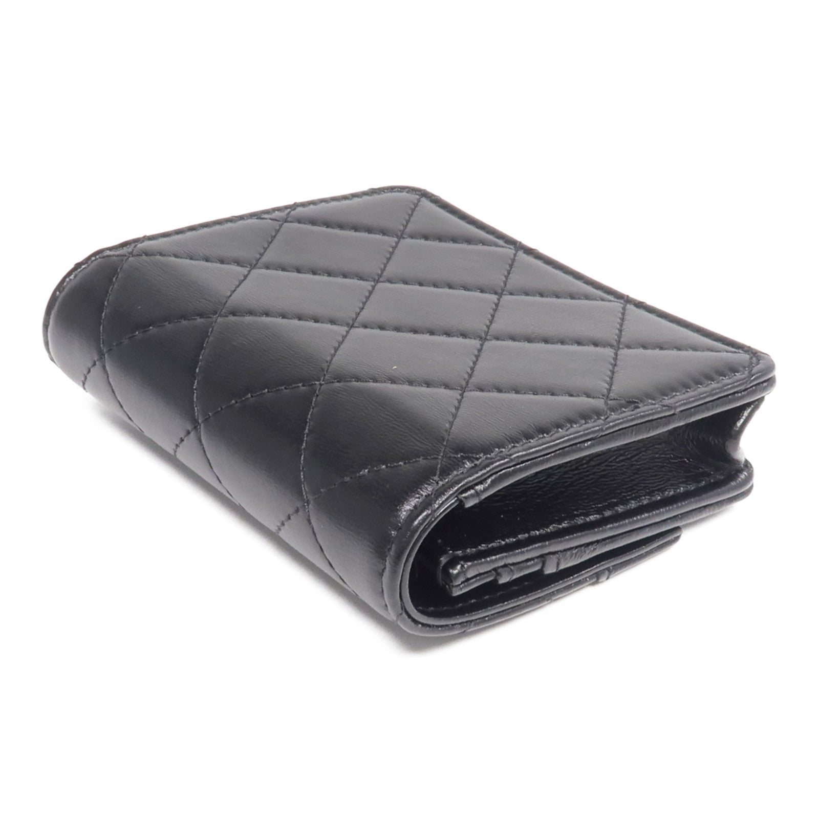 CHANEL 羊皮皮革31 Card Case銀扣卡片套