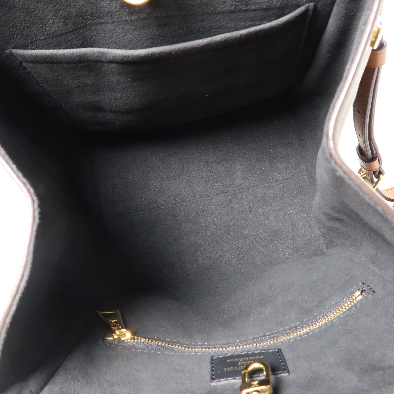 LOUIS VUITTON Monogram Fold Tote金扣手挽肩背兩用袋啡色/綠色